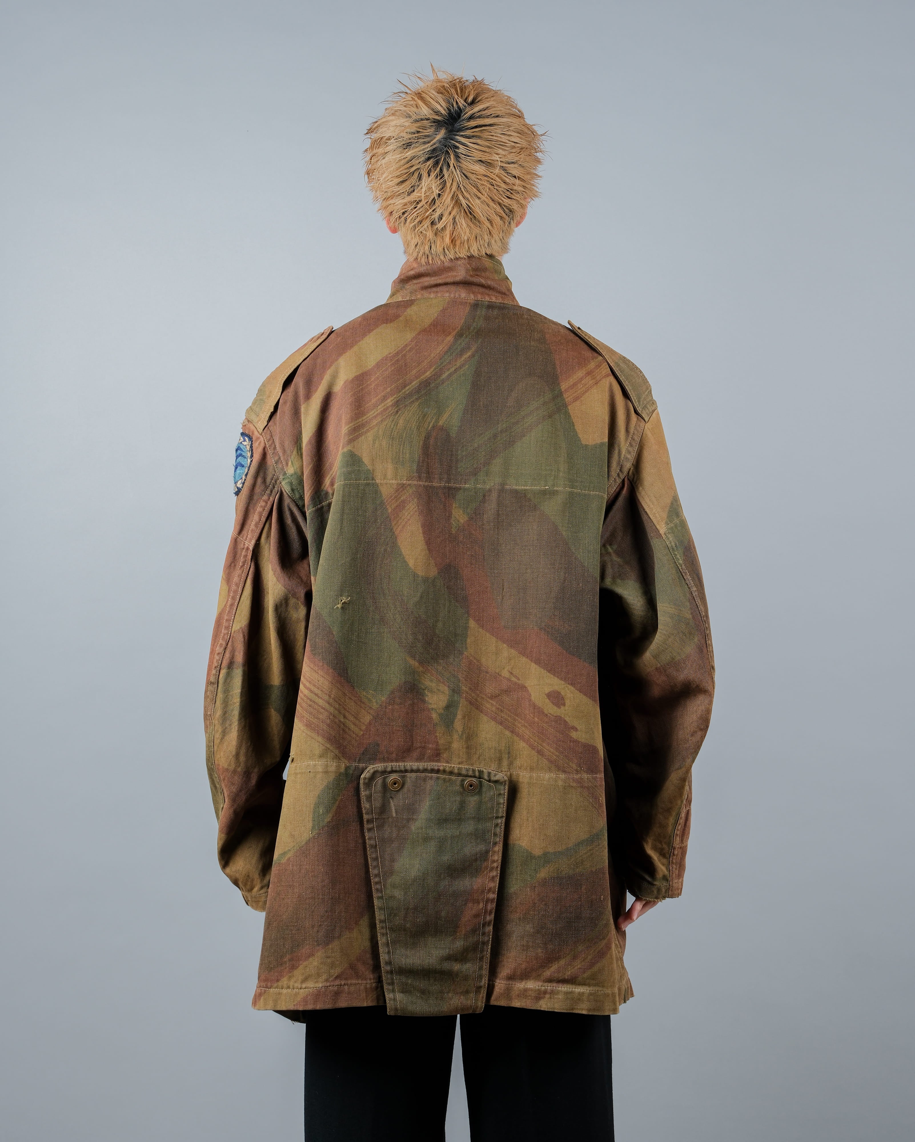 [~50's] British Army Airborne Troops Brushstroke Camouflage Denison Smock Size.5 "SAS" "2nd Pattern"