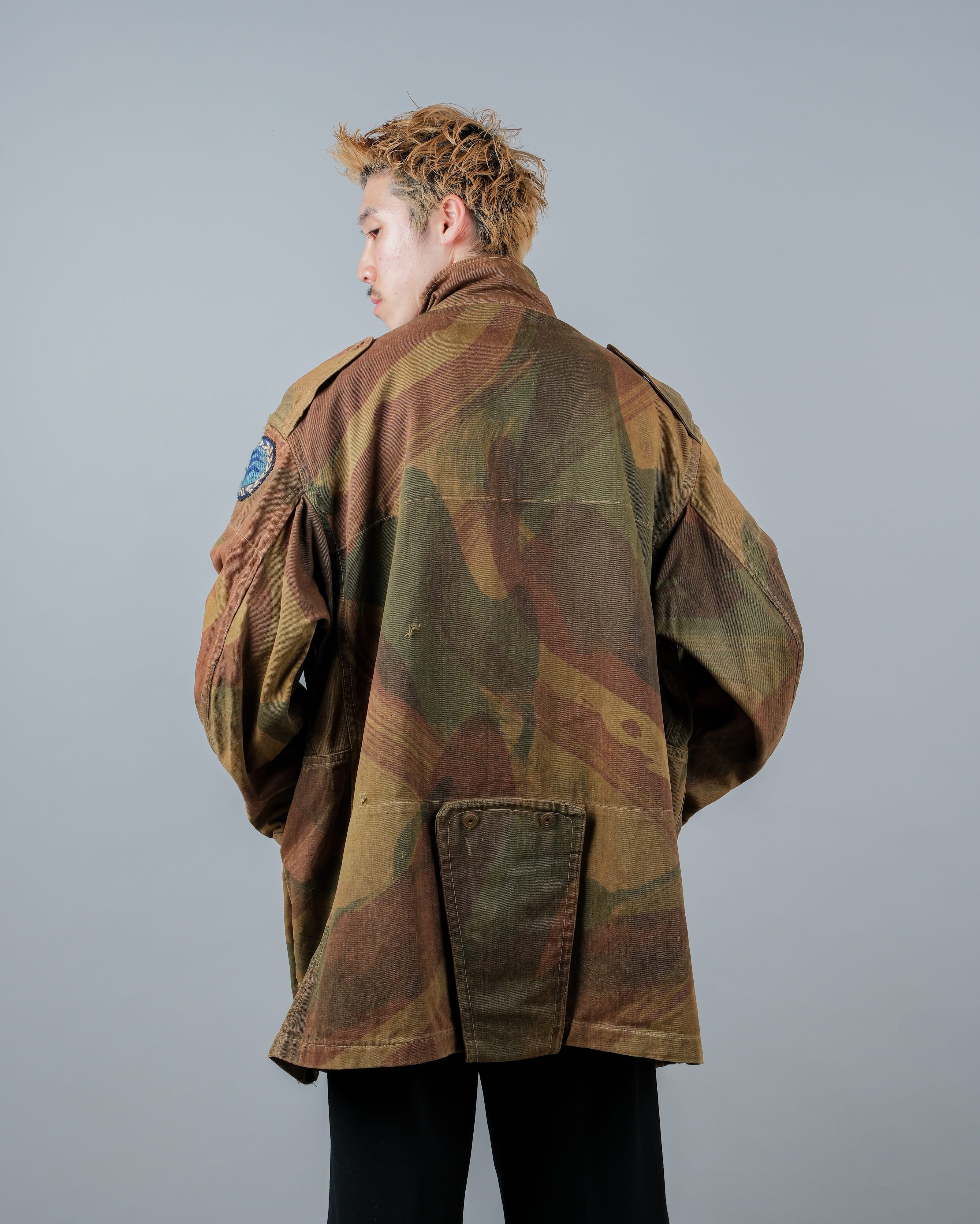 【~50's】British Army Airborne Troops Brushstroke Camouflage Denison Smock Size.5 "SAS" "2nd Pattern"