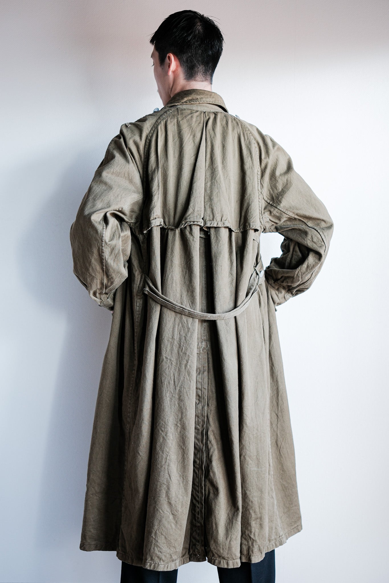 ［~40's］WWⅡ German Afrika Korps Tropical Motorcycle Coat "DAK"