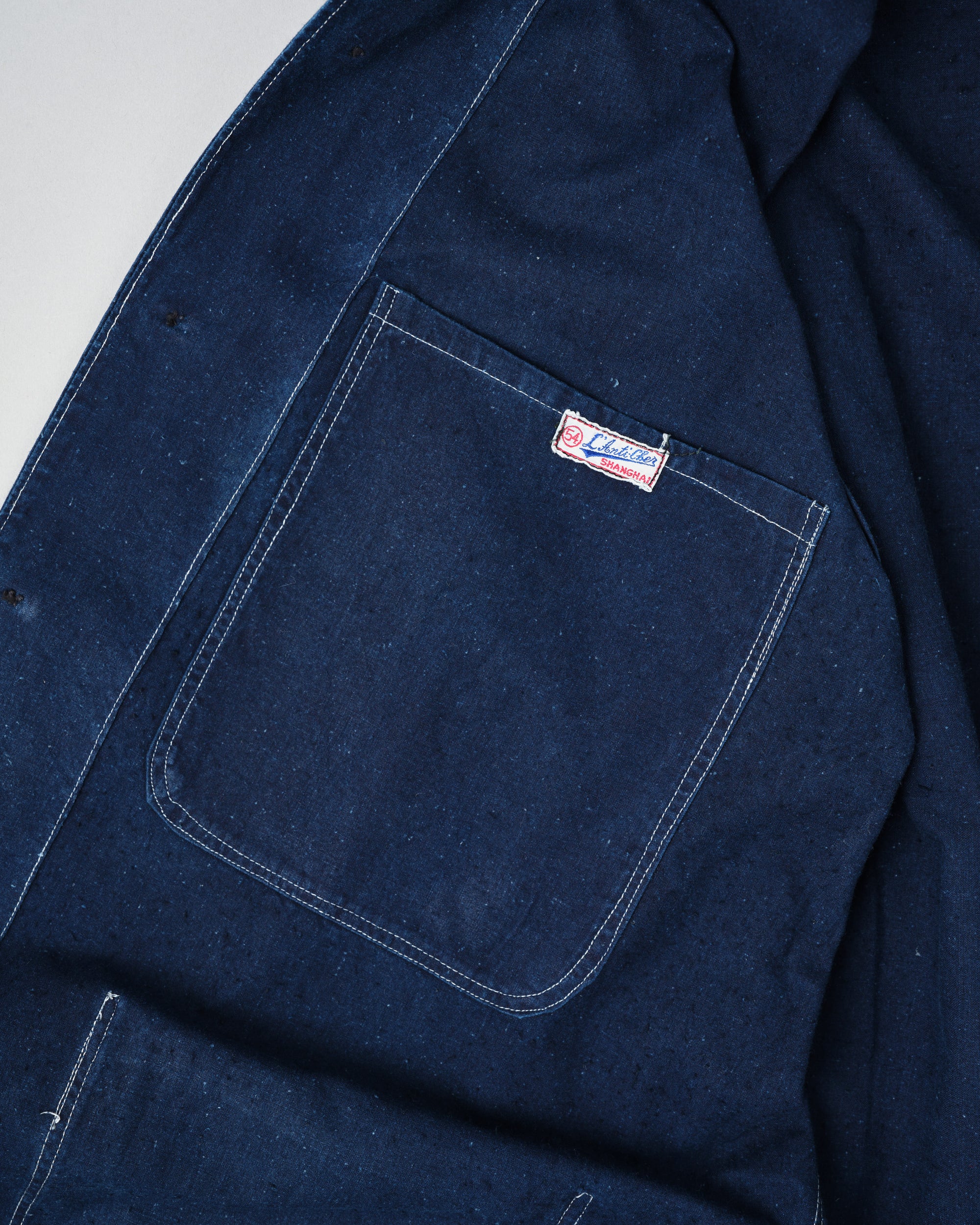 ［~60’s］French China Indigo Cotton Work Jacket Size.54
