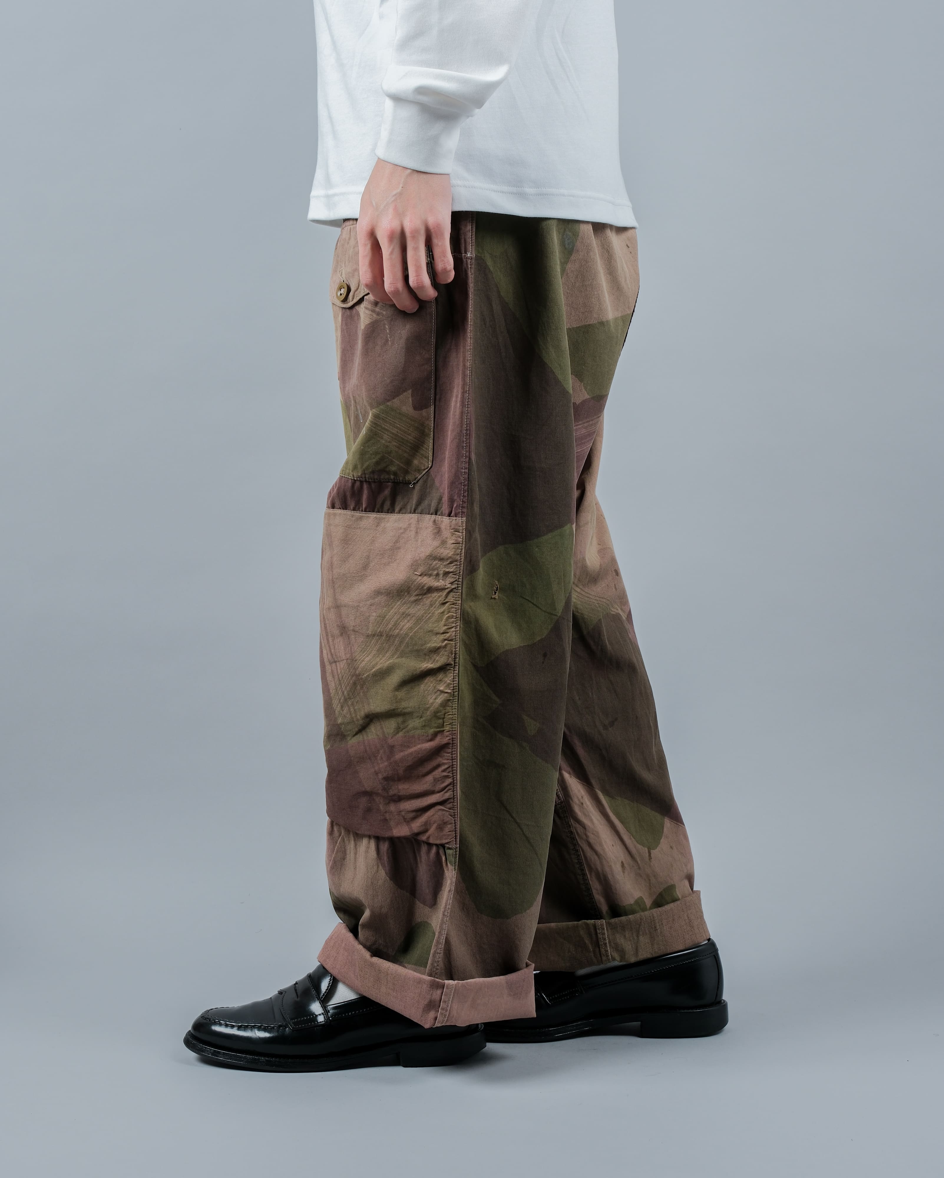 【~40's】WWⅡ British Army Camouflage Windproof Trousers "SAS"