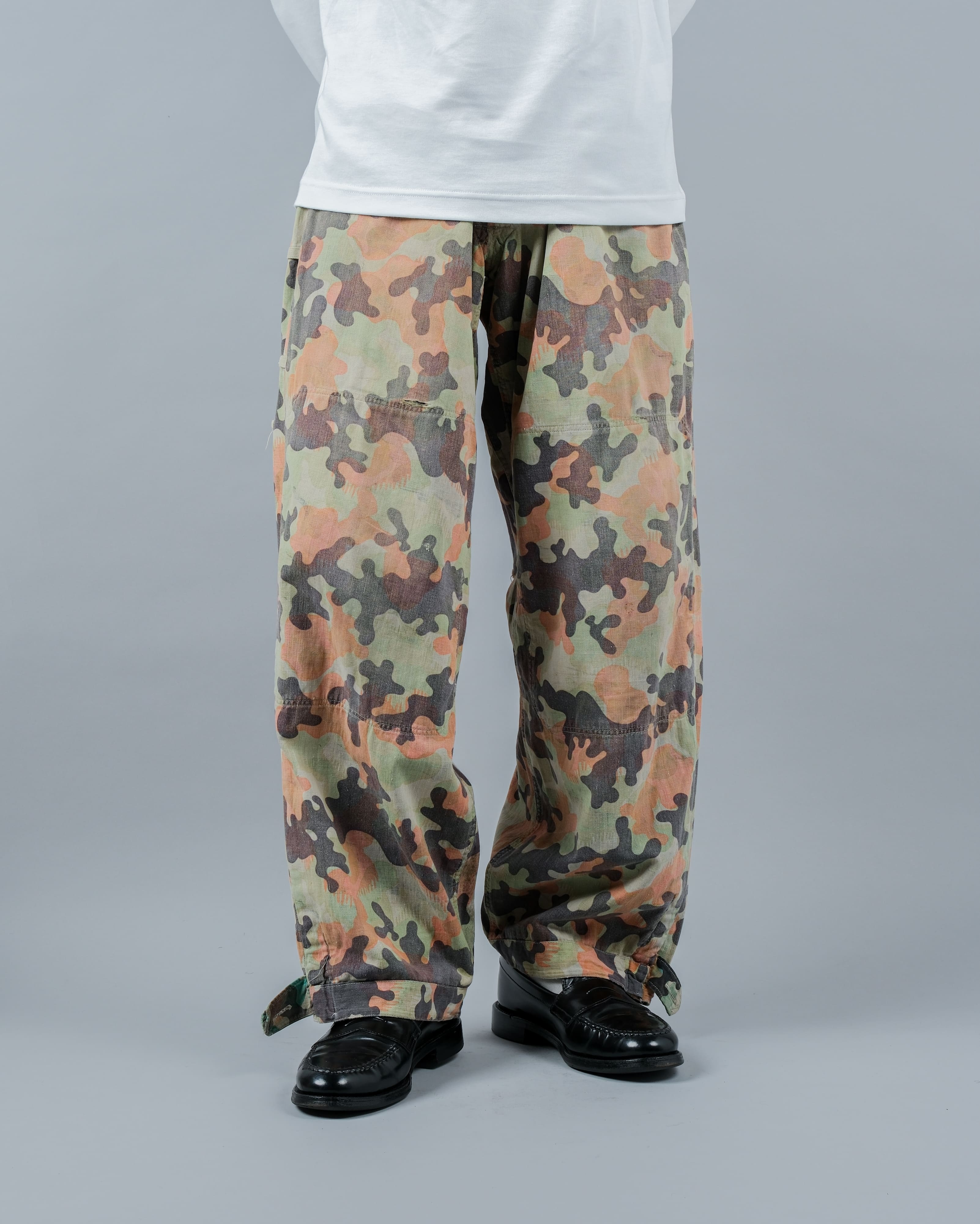 【~50's】Czechoslovakian Army Dubaky Camouflage Reversible Trousers "Modified"