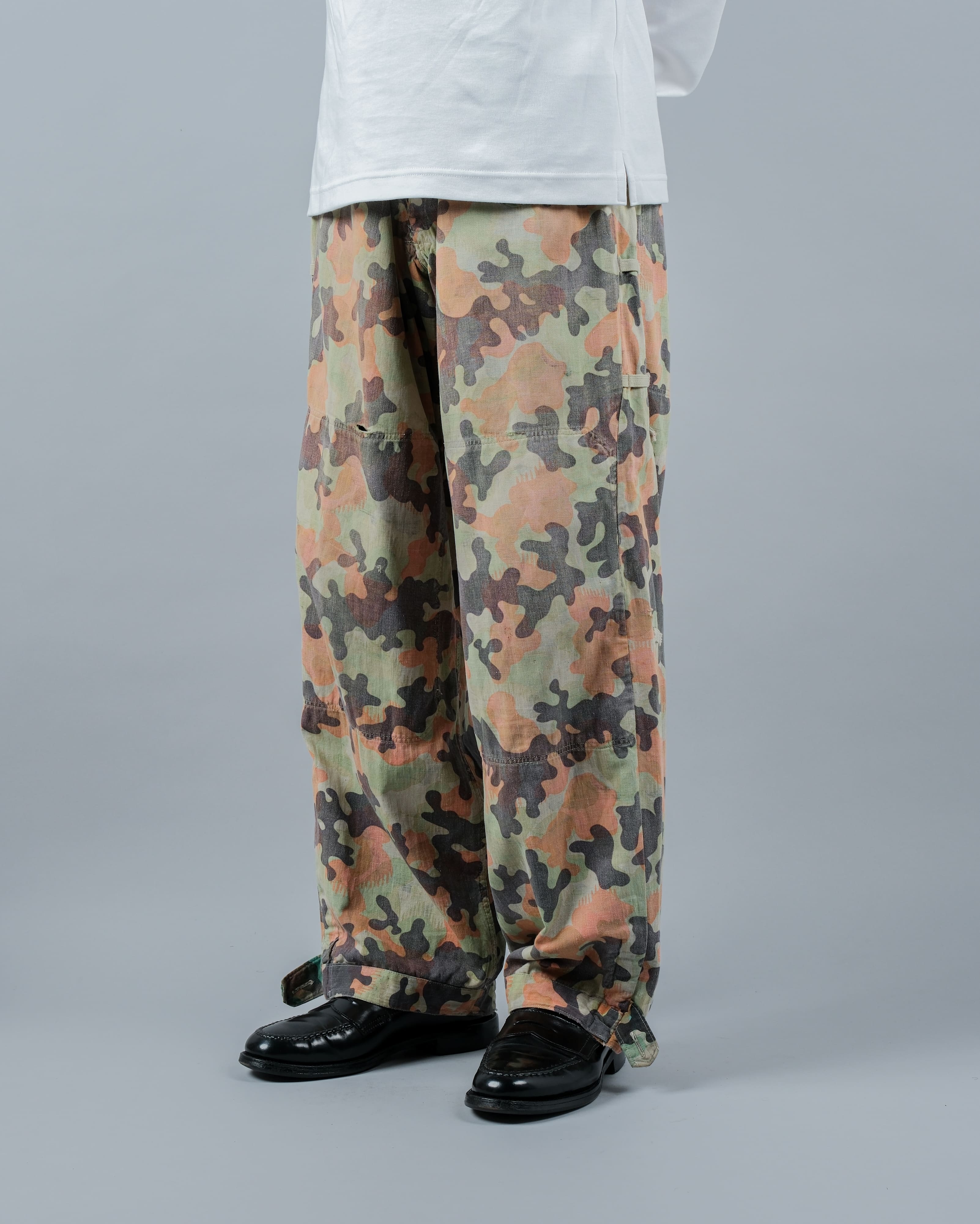 【~50's】Czechoslovakian Army Dubaky Camouflage Reversible Trousers "Modified"