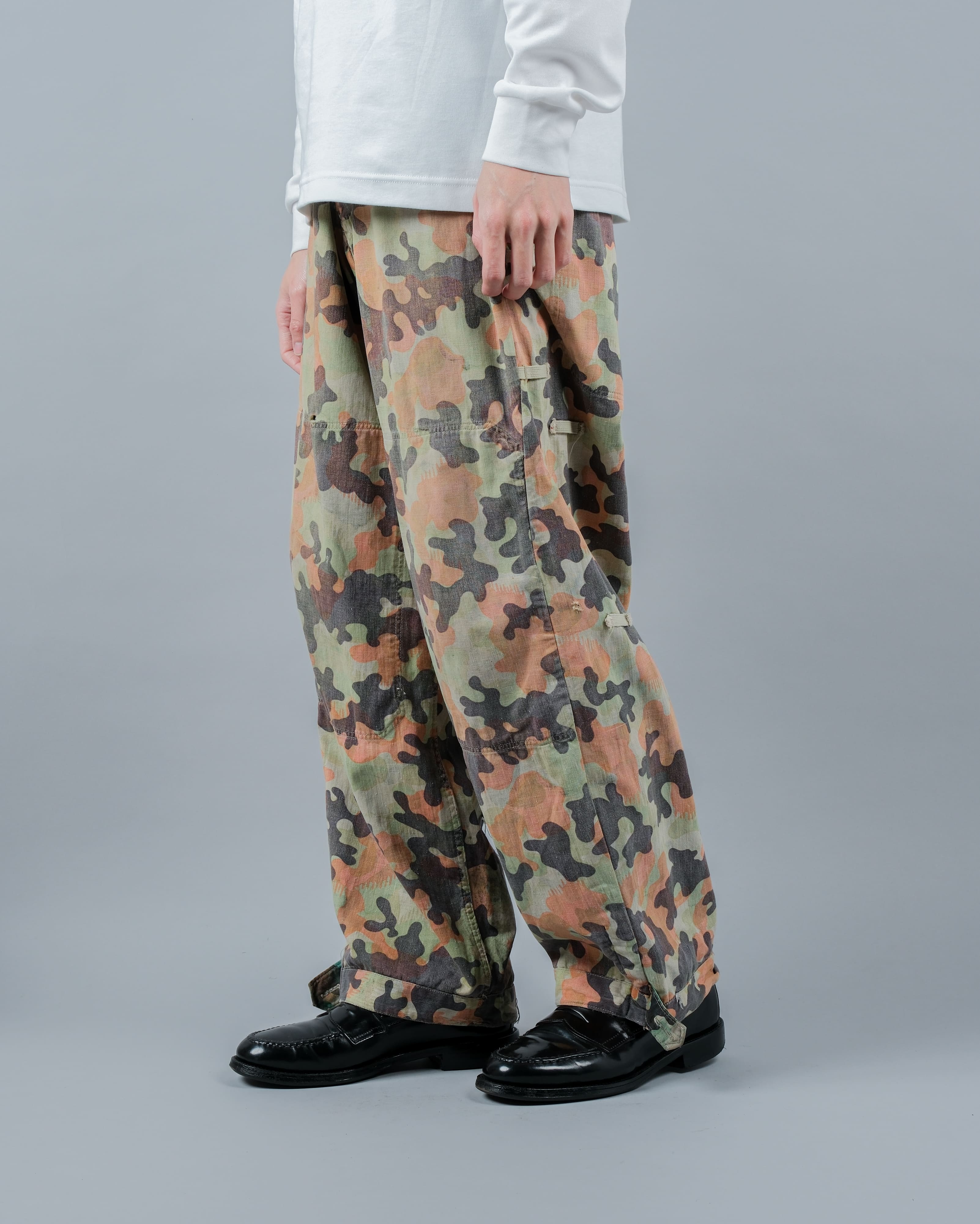 【~50's】Czechoslovakian Army Dubaky Camouflage Reversible Trousers "Modified"