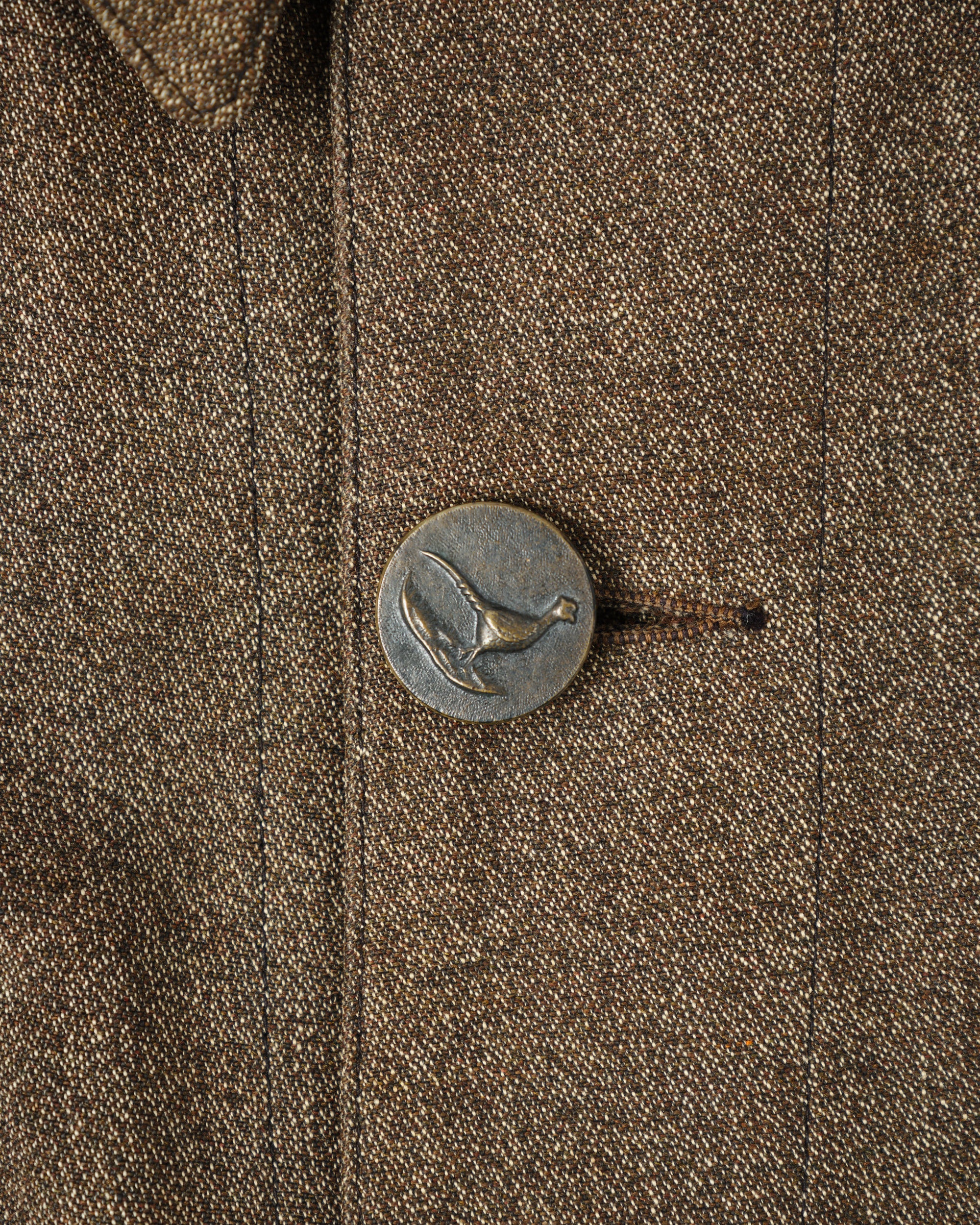 ［~30’s］French Vintage Brown Chambray Hunting Jacket