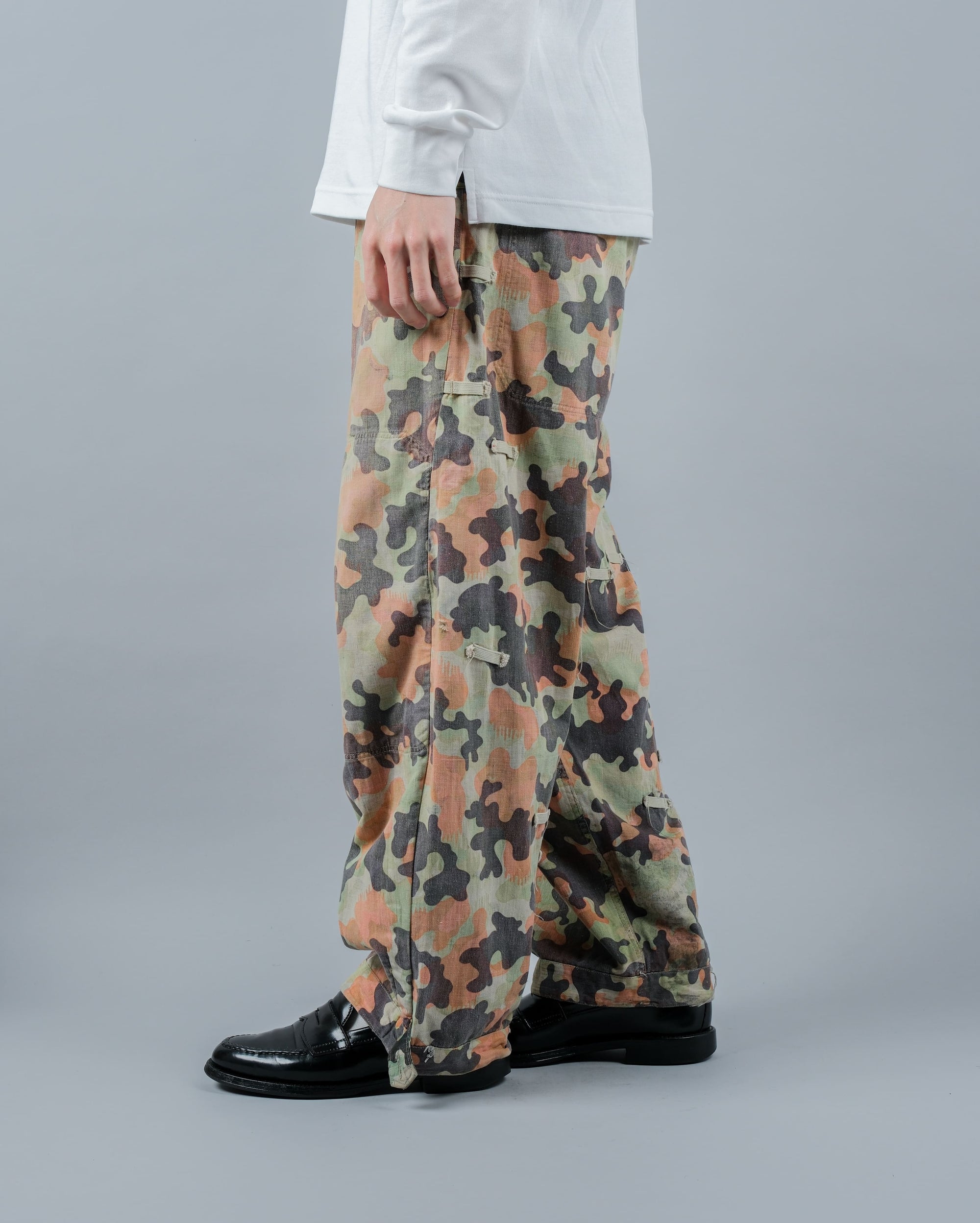 ［~50's］Czechoslovakian Army Dubaky Camouflage Reversible Trousers "Modified"