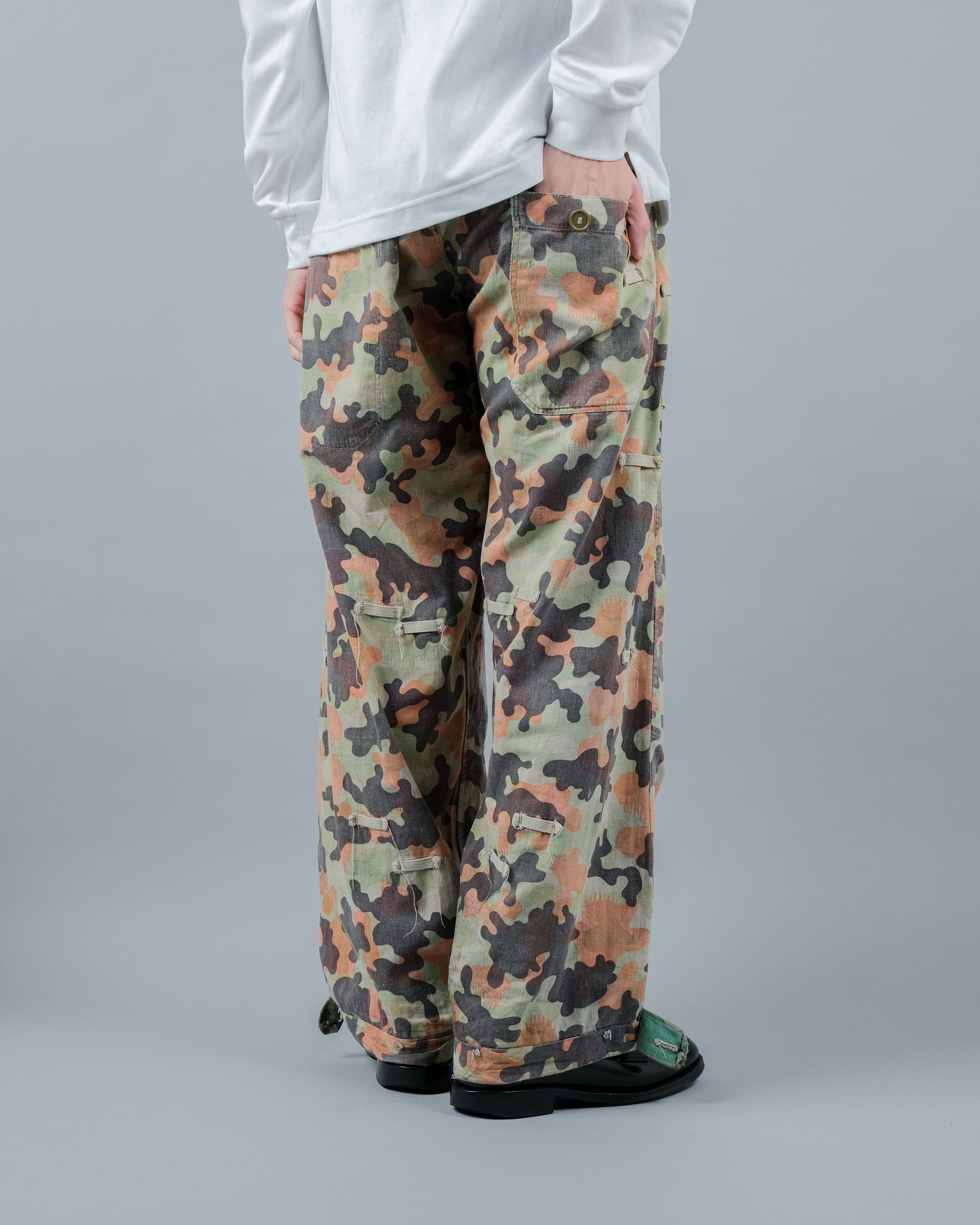 ［~50's］Czechoslovakian Army Dubaky Camouflage Reversible Trousers "Modified"