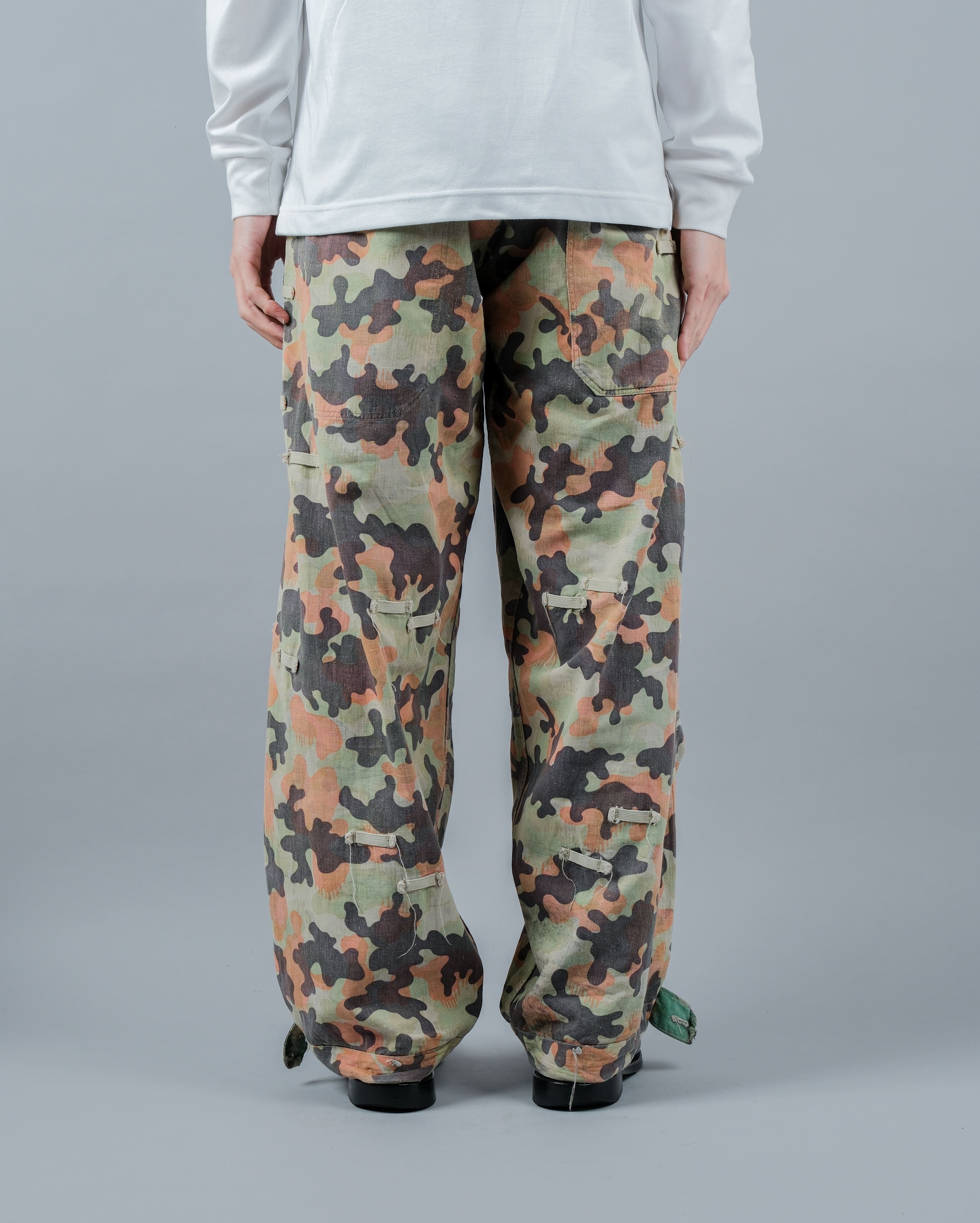 [~50's] Czechoslovakian Army Dubaky Camouflage Reversible Trousers "Modified"