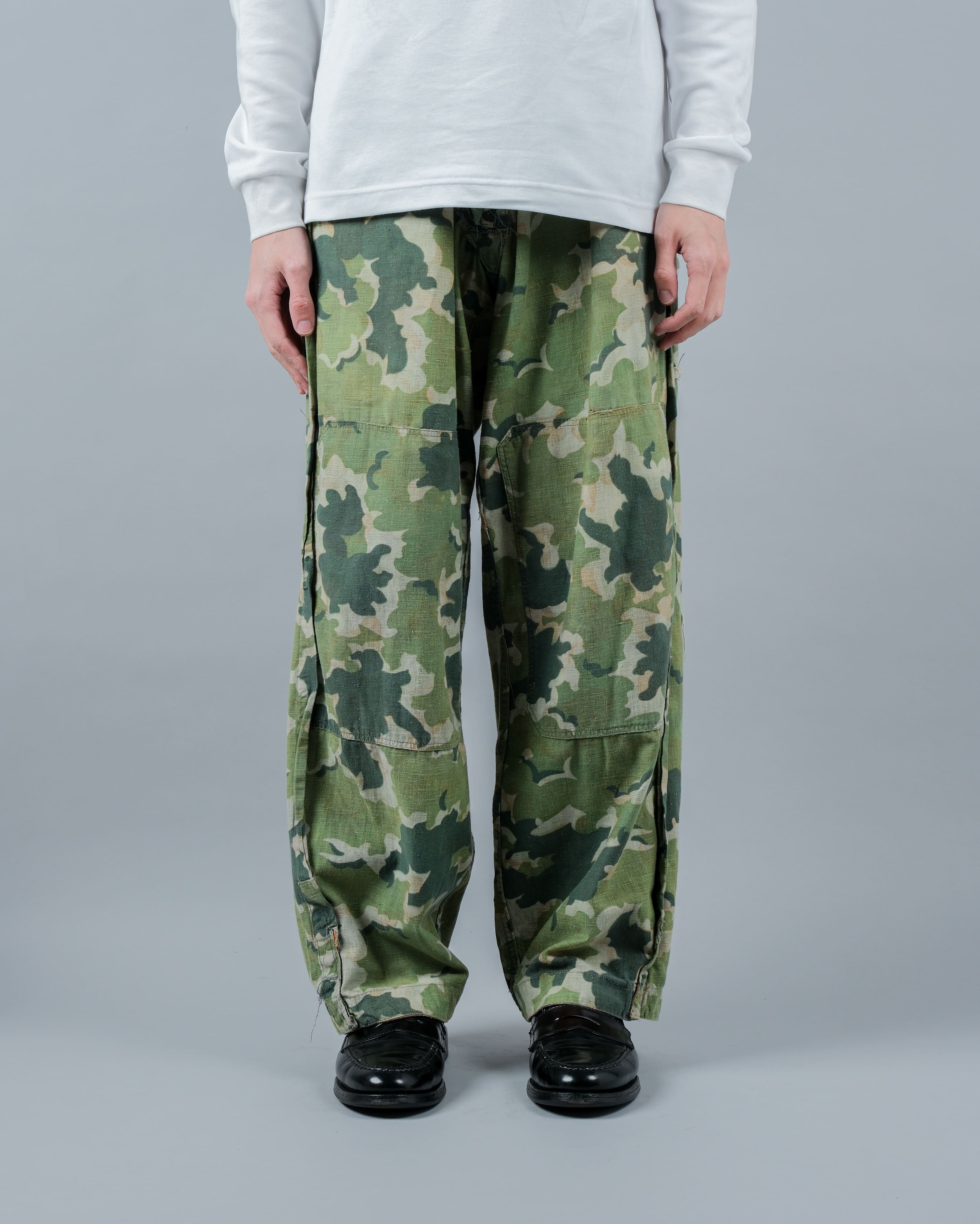 【~50's】Czechoslovakian Army Dubaky Camouflage Reversible Trousers "Modified"