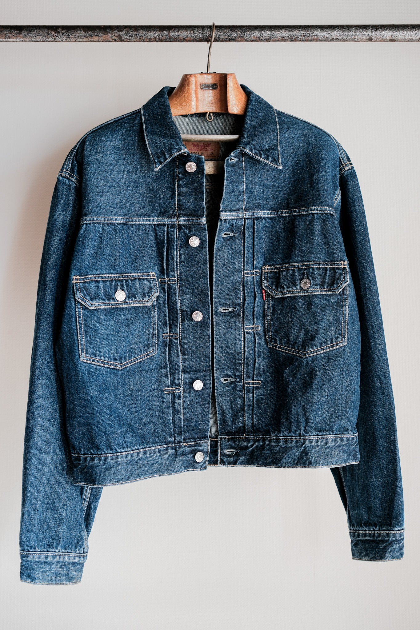 90's】Euro Levi's 70502-01 Denim Jacket Size.XL 