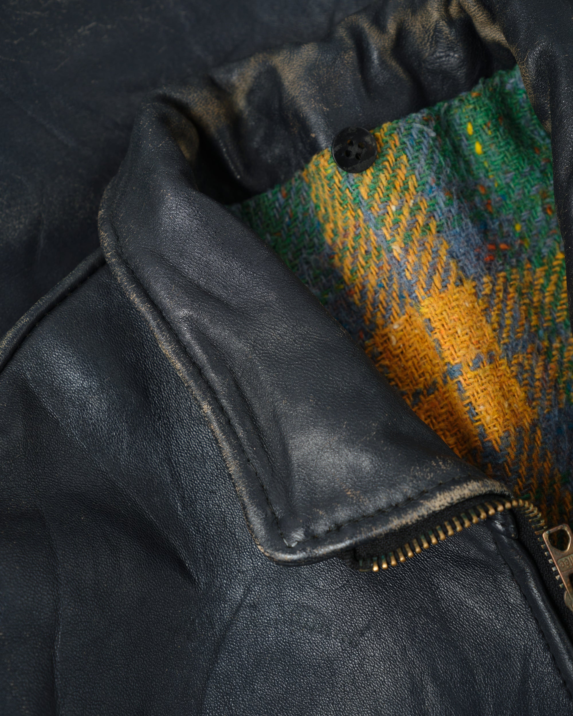 ［~80's］French Air Force Pilot Leather Jacket "Civilian Type"