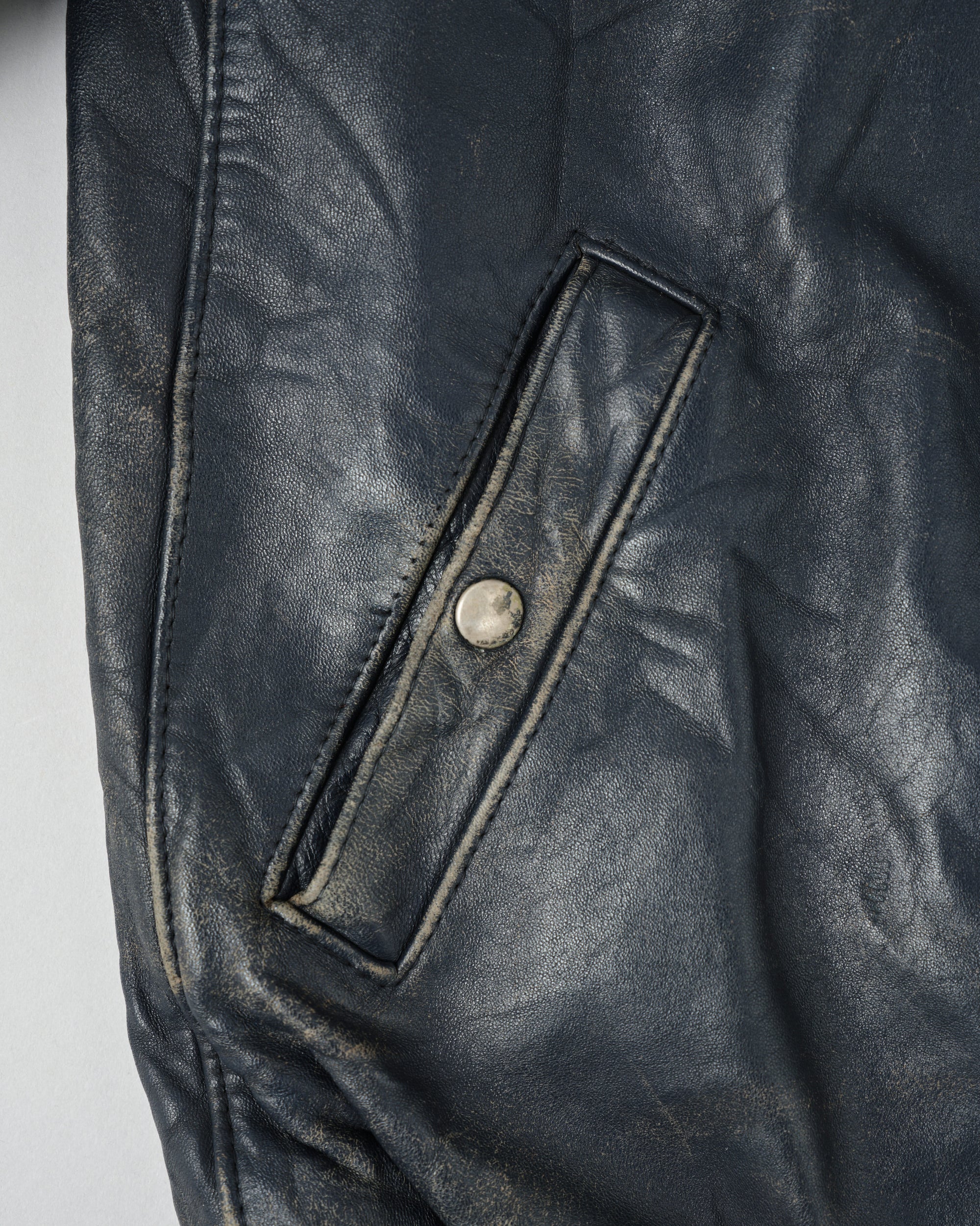 ［~80's］French Air Force Pilot Leather Jacket "Civilian Type"