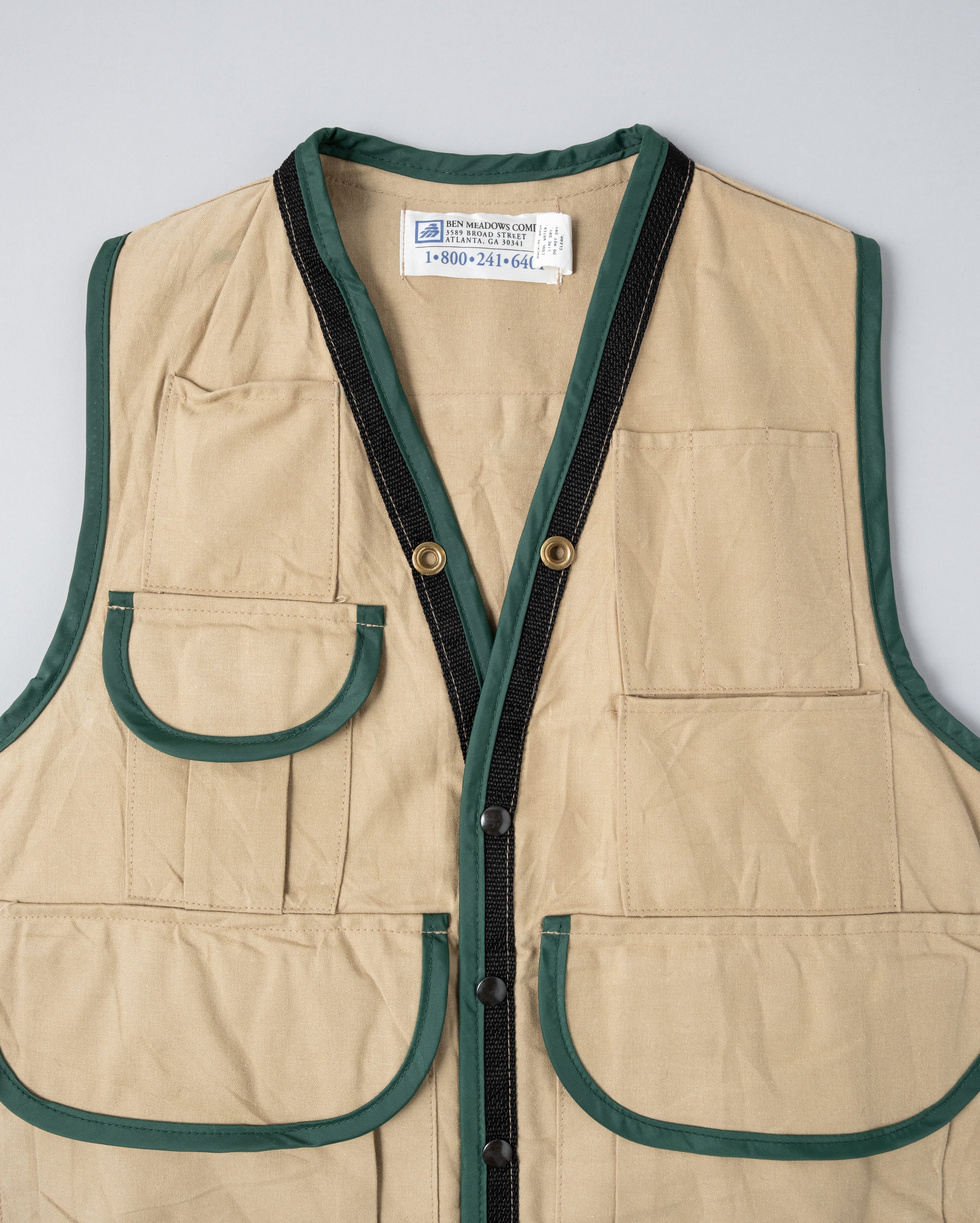 【~90's】American Vintage Foresty Service Cotton Cruiser Vest Size.MED