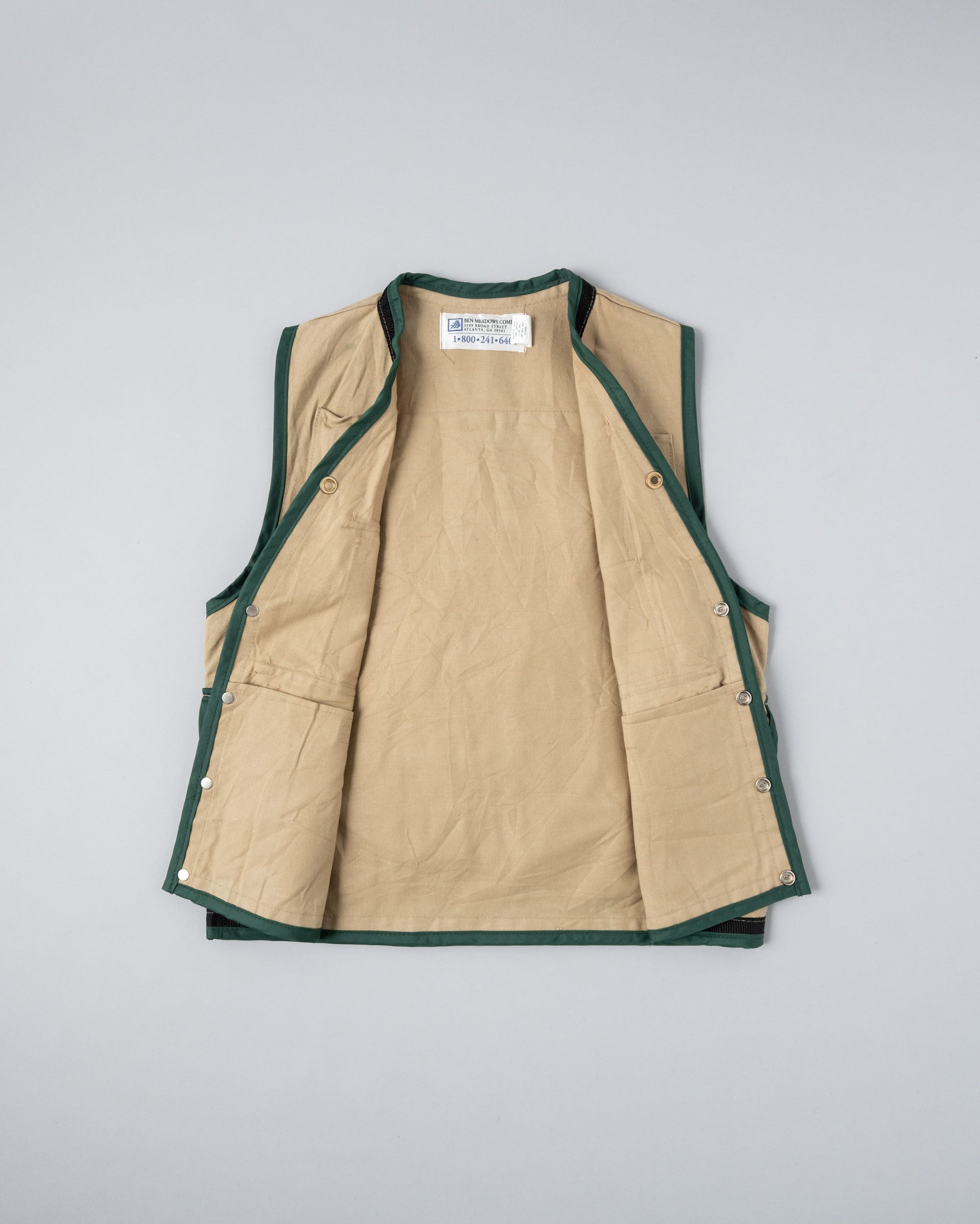 【~90's】American Vintage Foresty Service Cotton Cruiser Vest Size.MED