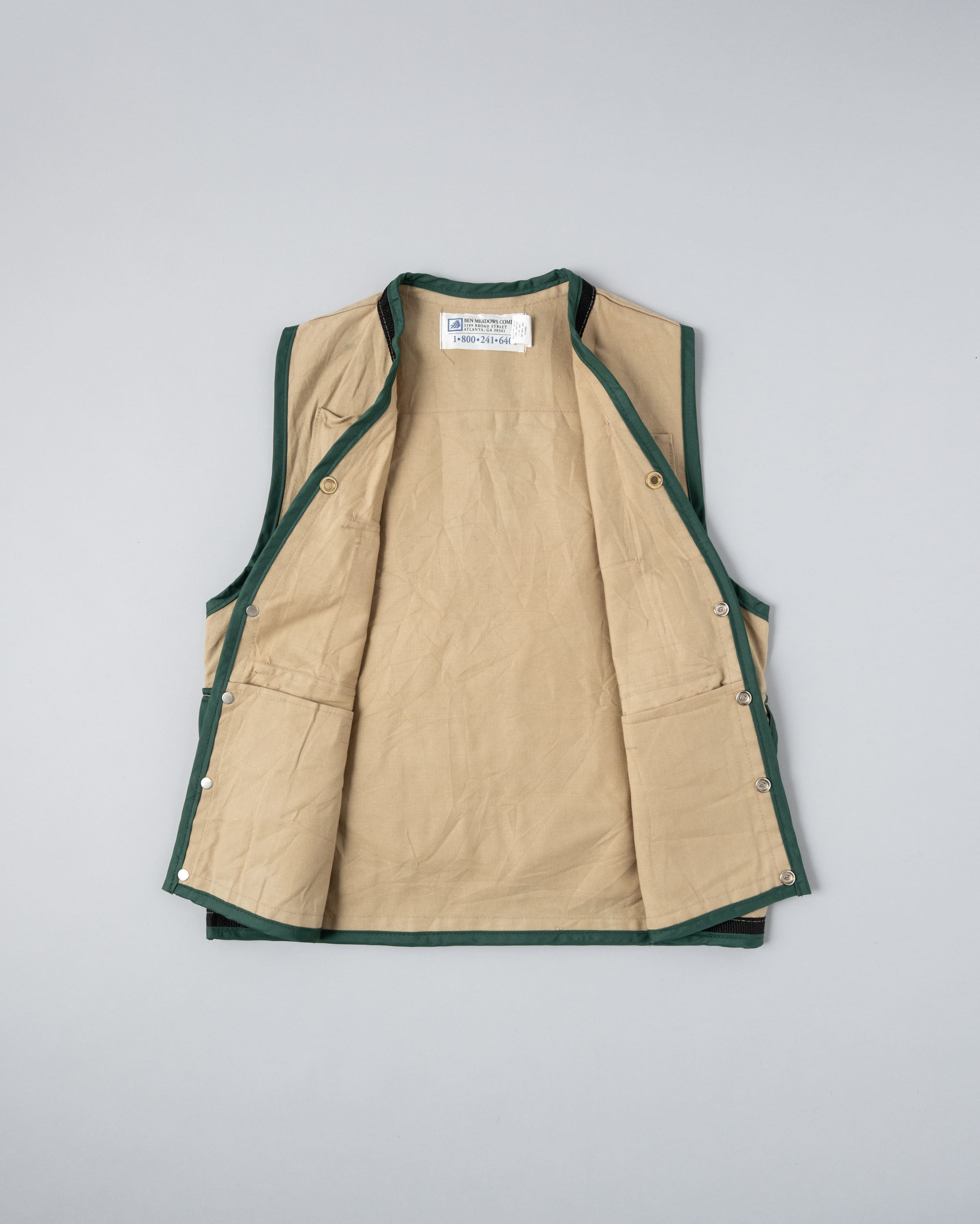 [~90's] American Vintage Foresty Service Cotton Cruiser Vest Size.MED