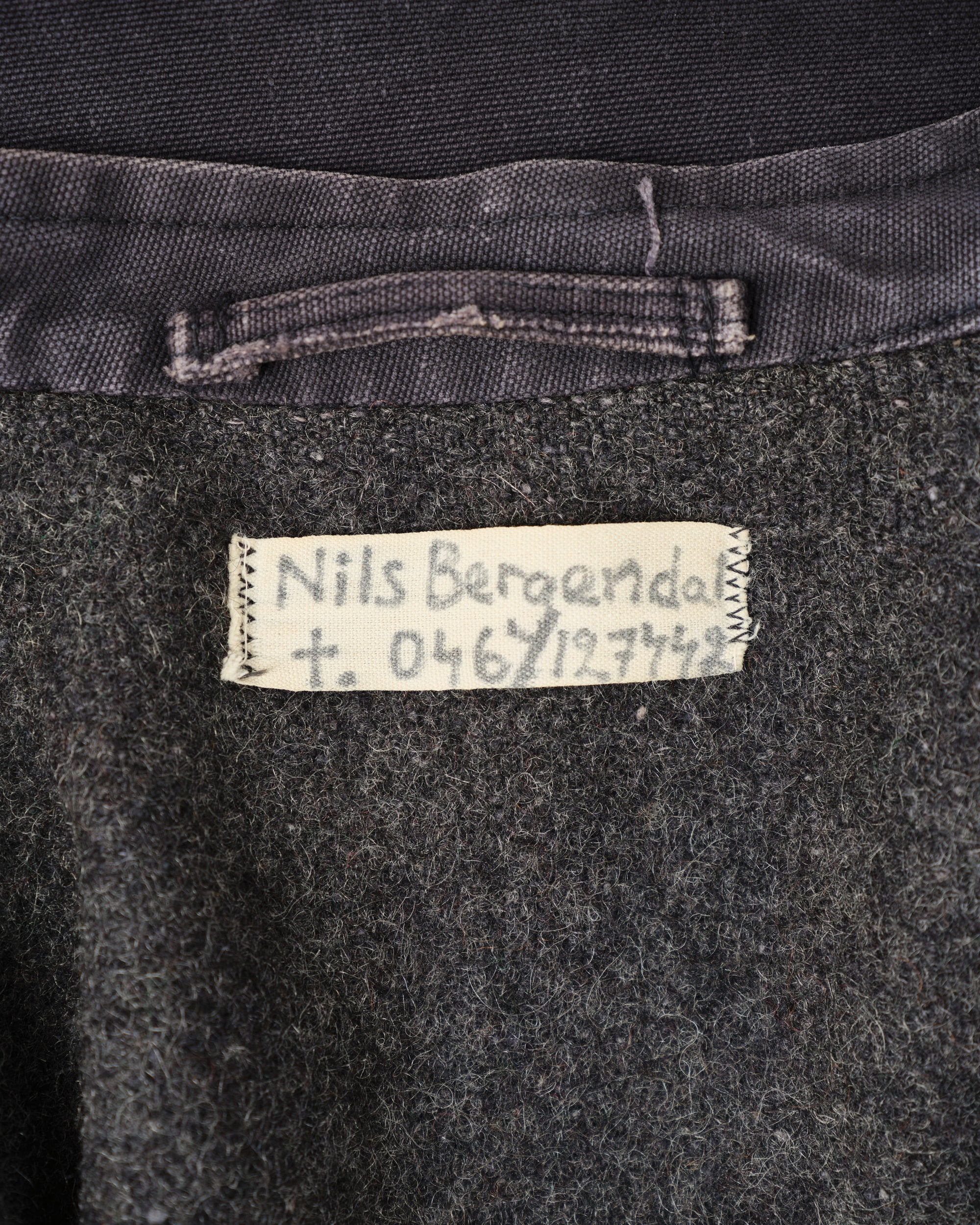 ［~30's］Swedish Navy Double Breasted Mechanic Jacket Size.N100M