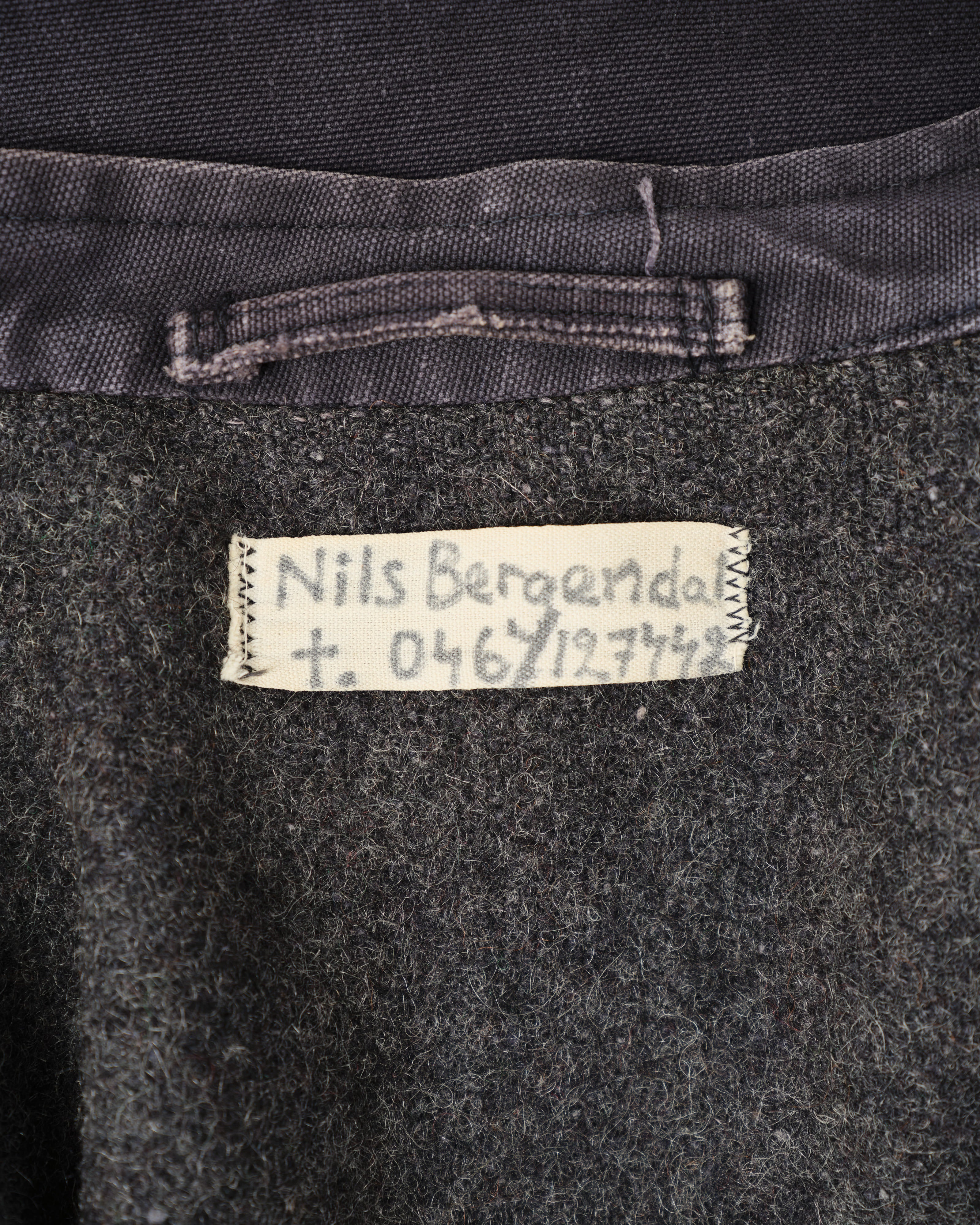 [~ 30's] Veste d'équipage de char à double boutonnage de l'armée suédoise Taille.N100M