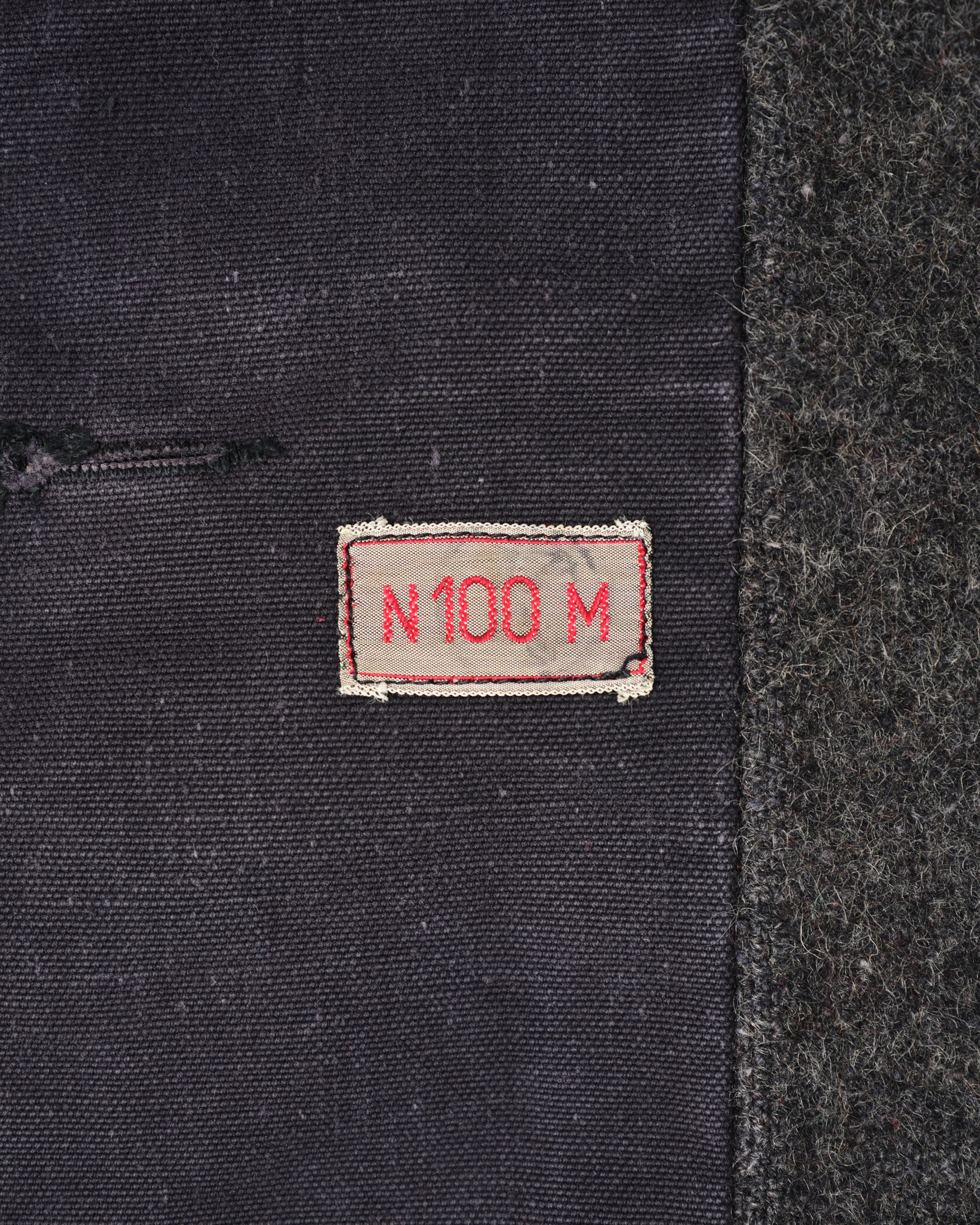 ［~30's］Swedish Navy Double Breasted Mechanic Jacket Size.N100M