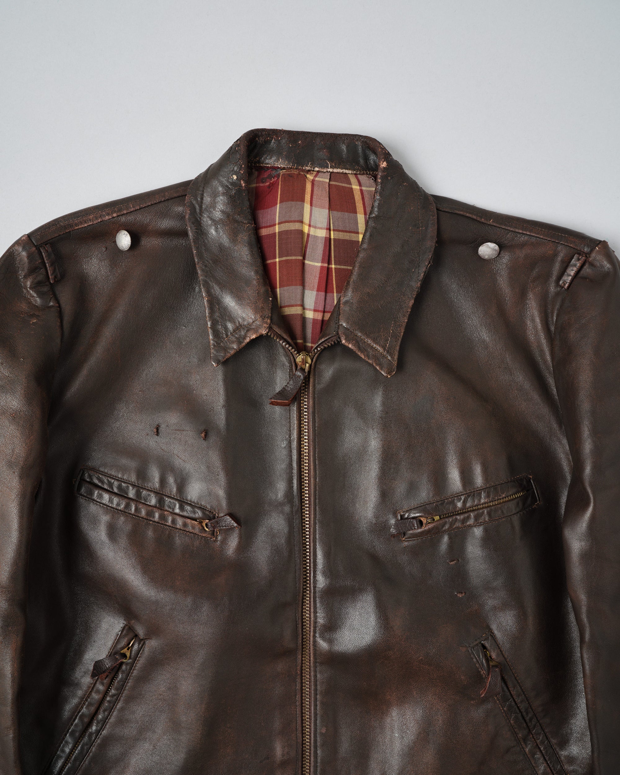 ［~40’s］WWII German Air Force Personal Leather Flight Jacket "Luftwaffe"