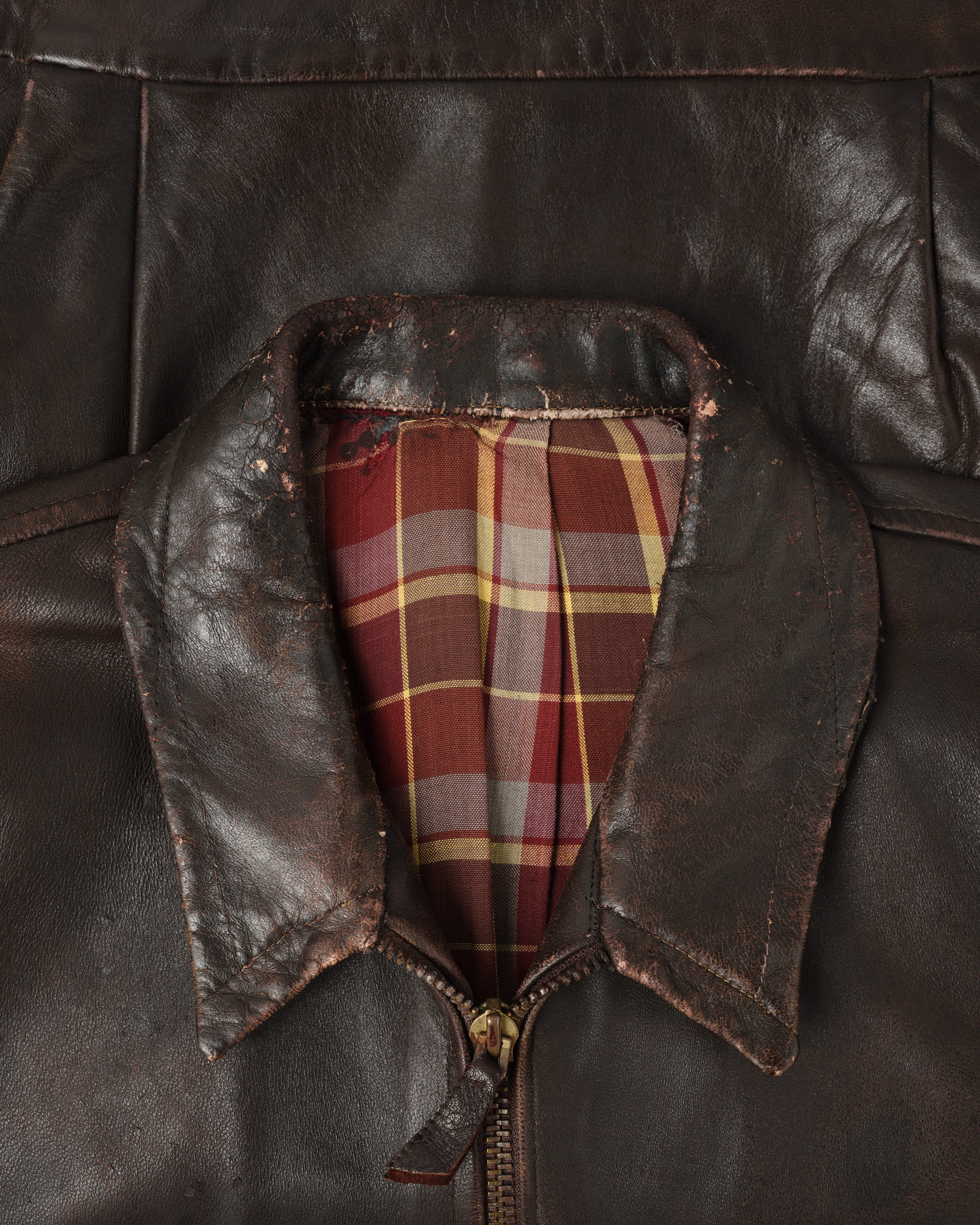 ［~40’s］WWII German Air Force Personal Leather Flight Jacket "Luftwaffe"