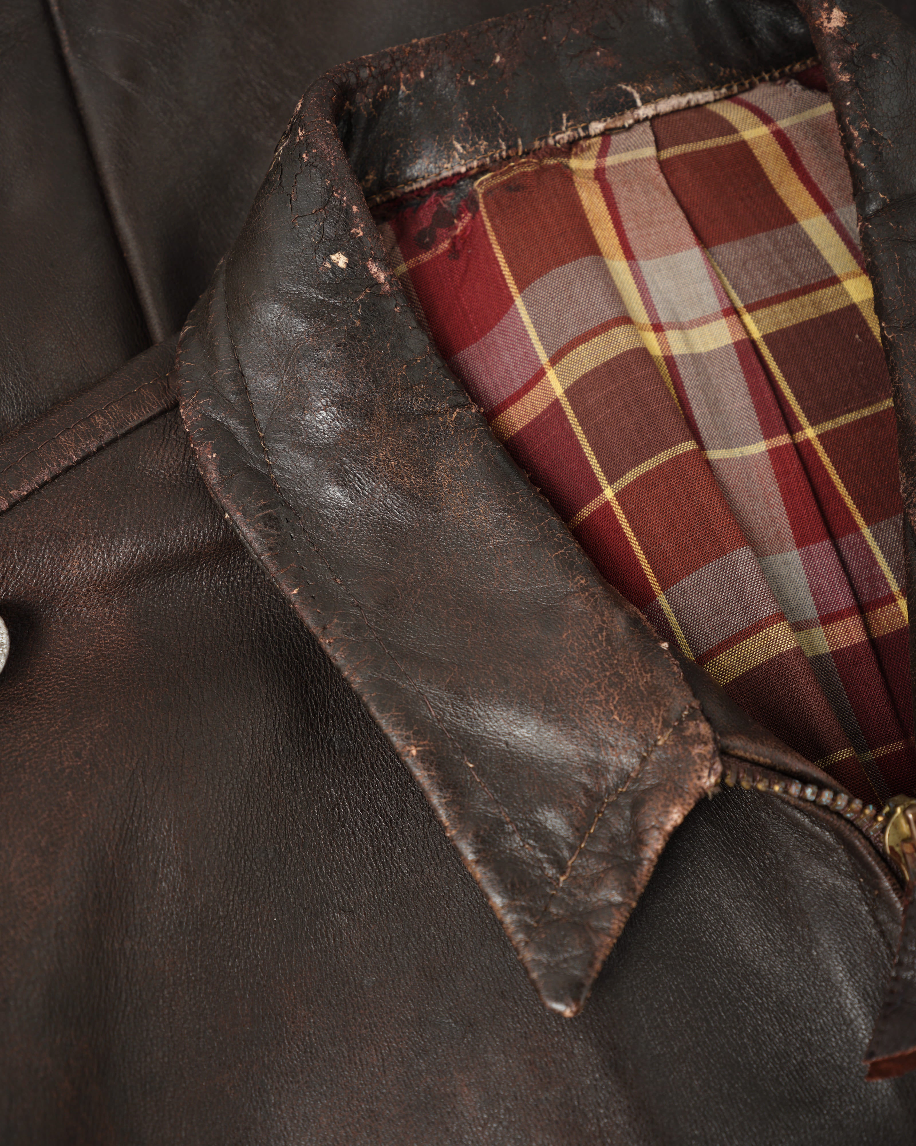 【~40’s】WWII German Air Force Personal Leather Flight Jacket "Luftwaffe"