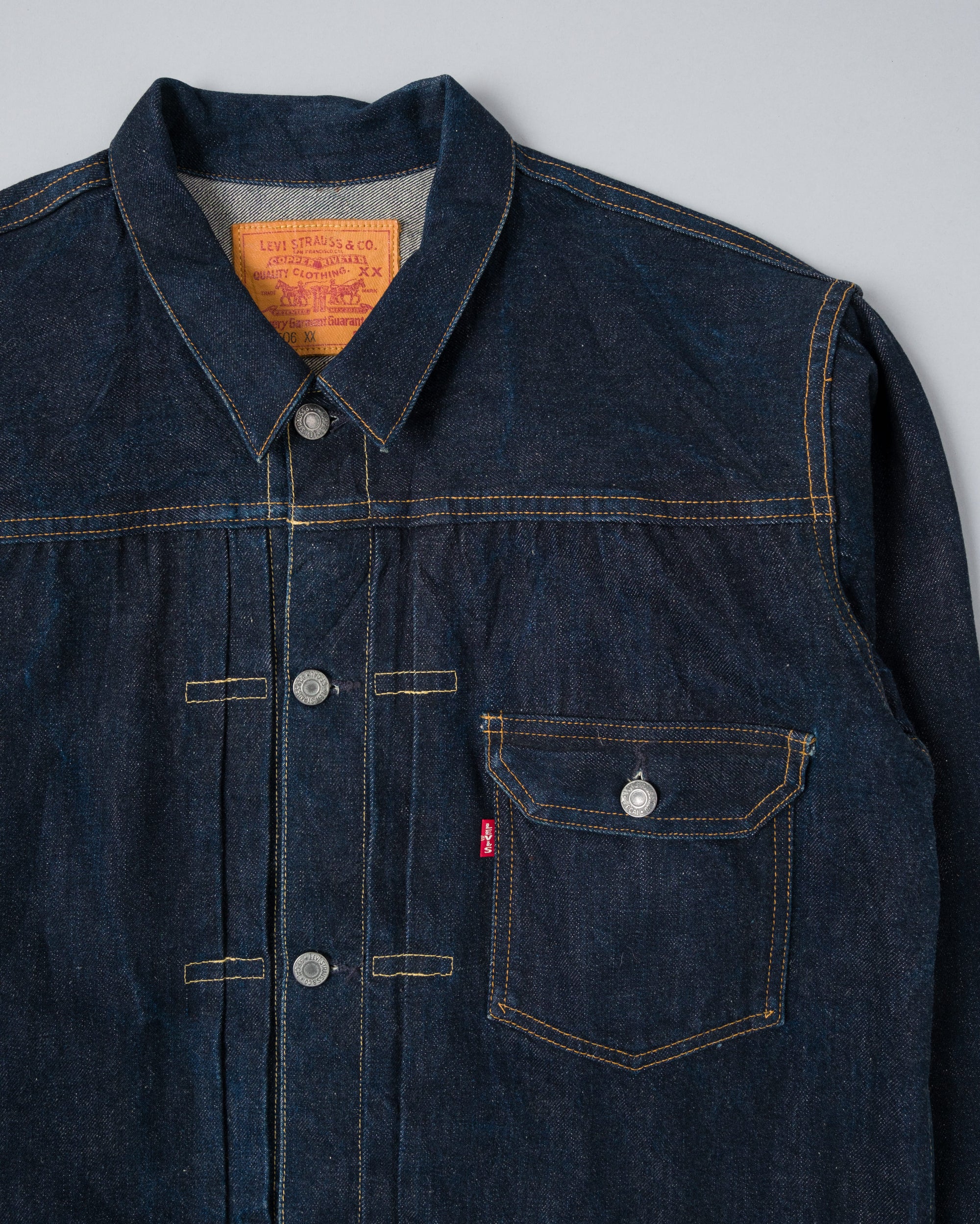［~90's］Vintage Levi's 506XX Denim Jacket Size.44 "1st Type" "Valencia Factory"