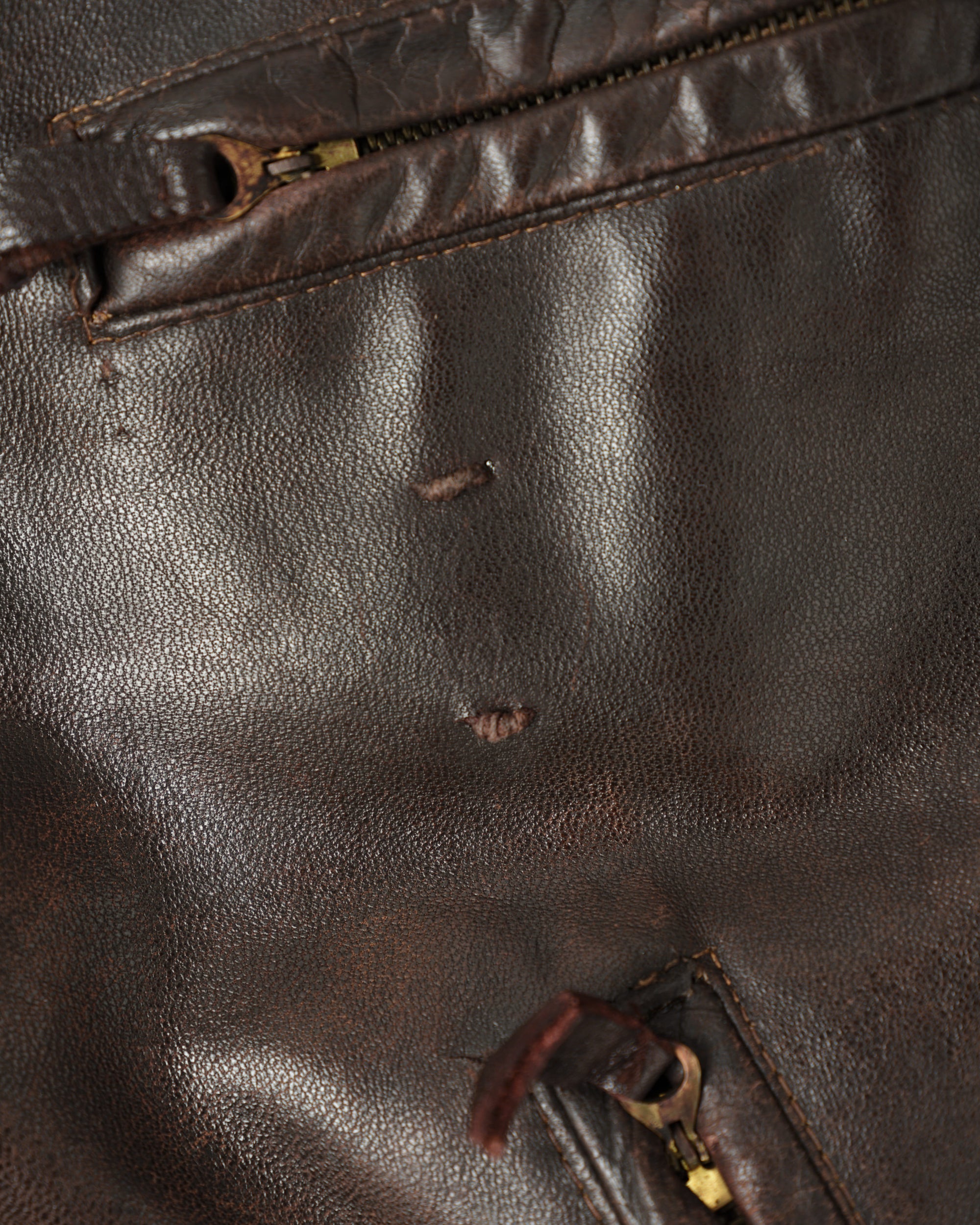 ［~40’s］WWII German Air Force Personal Leather Flight Jacket "Luftwaffe"