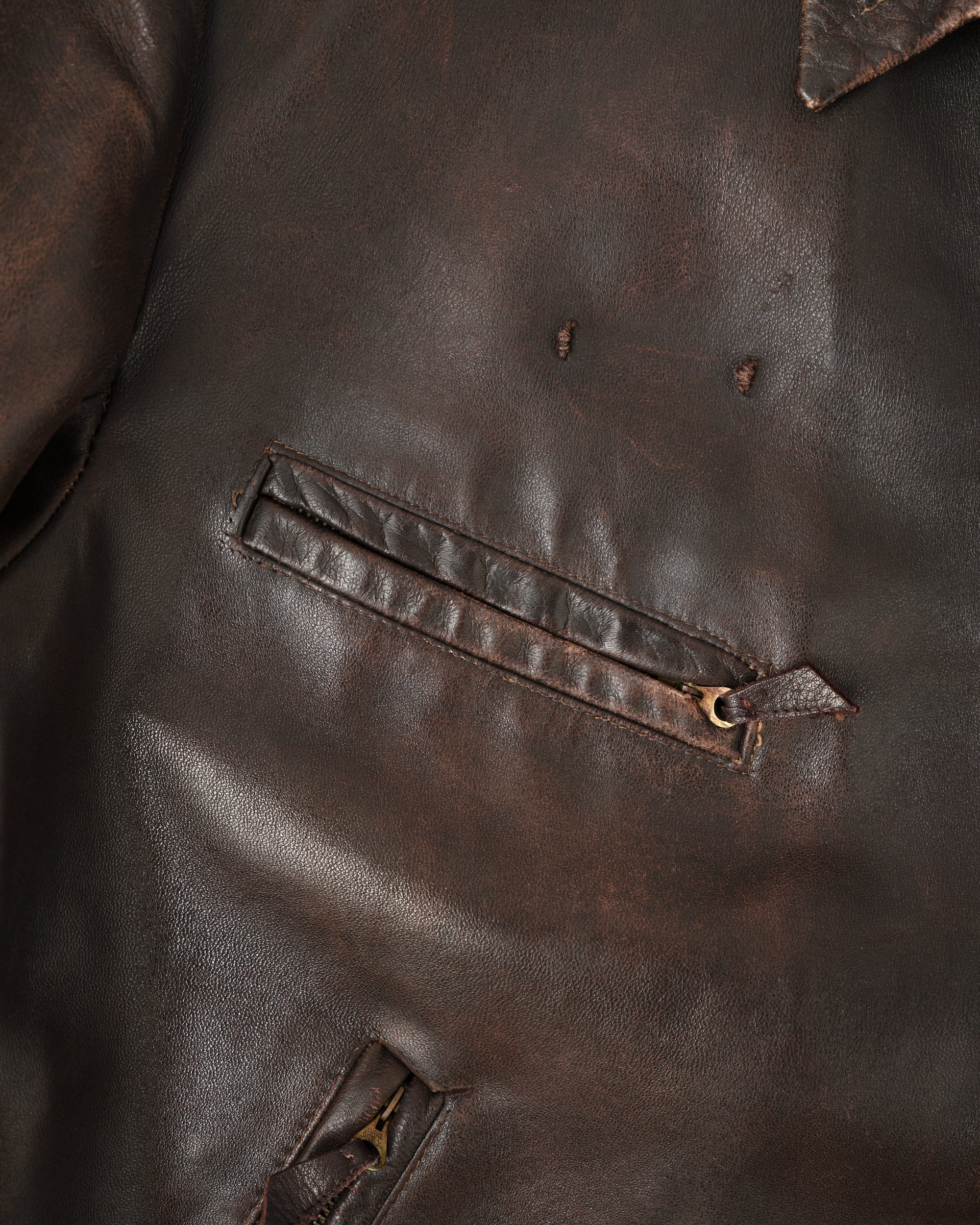 ［~40’s］WWII German Air Force Personal Leather Flight Jacket "Luftwaffe"