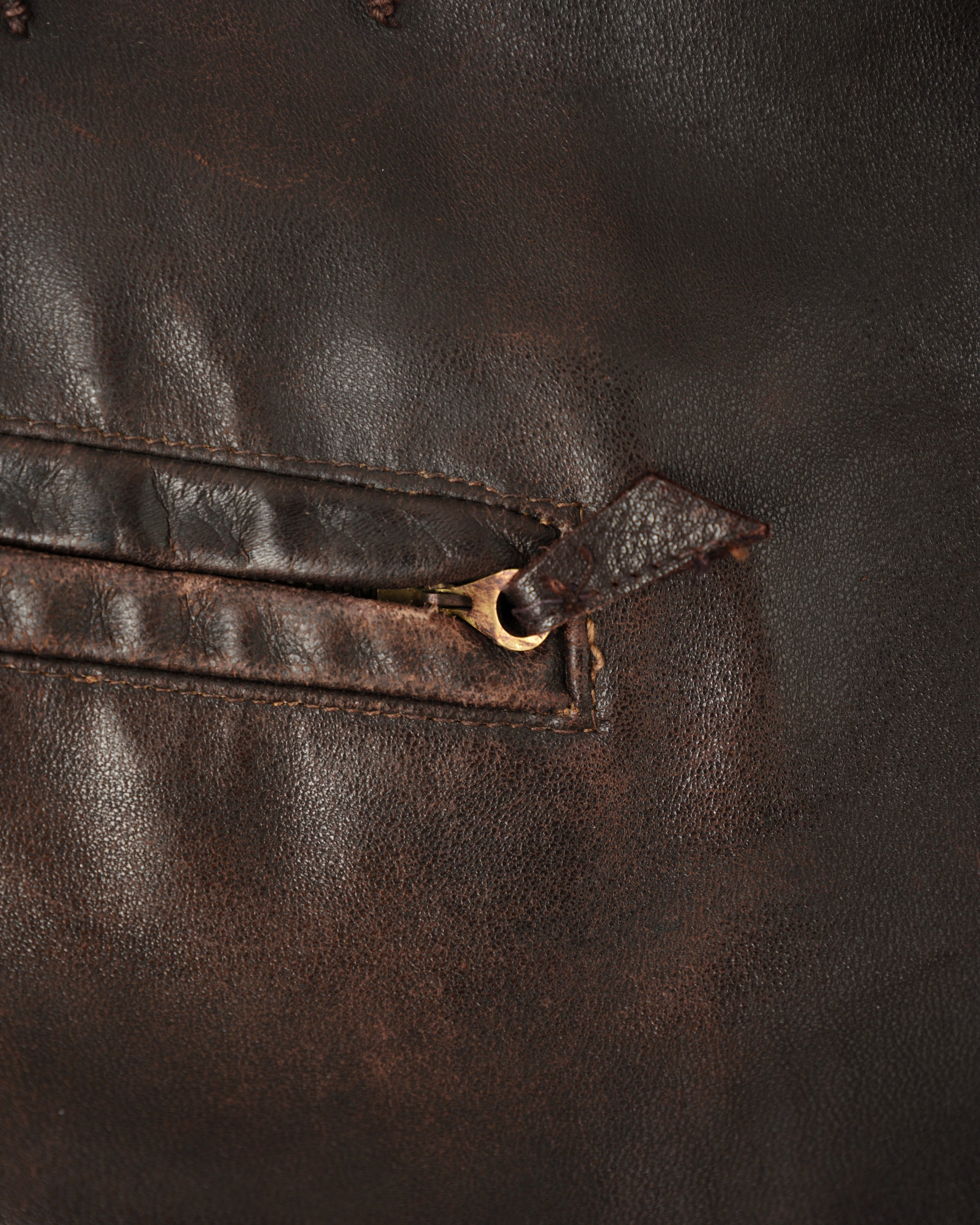 ［~40’s］WWII German Air Force Personal Leather Flight Jacket "Luftwaffe"