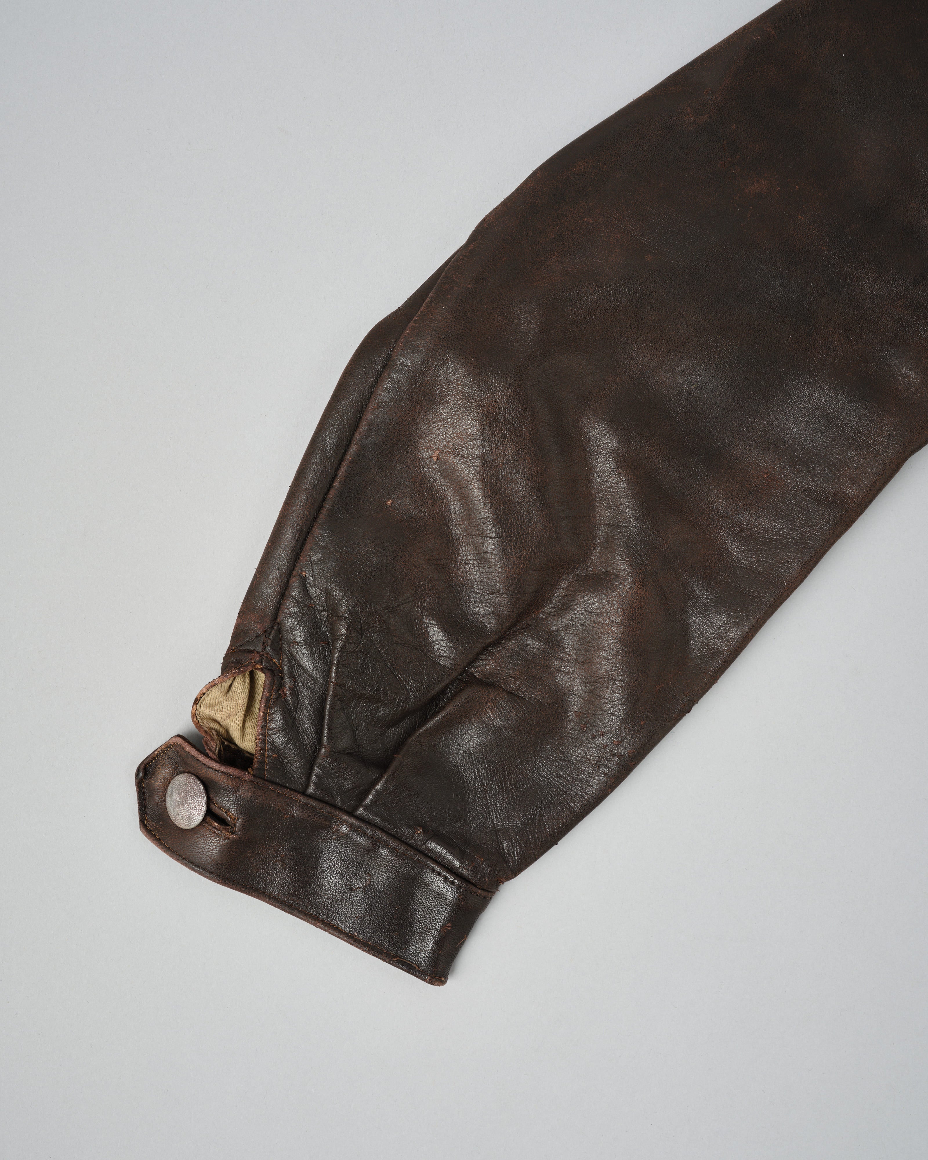 【~40’s】WWII German Air Force Personal Leather Flight Jacket "Luftwaffe"