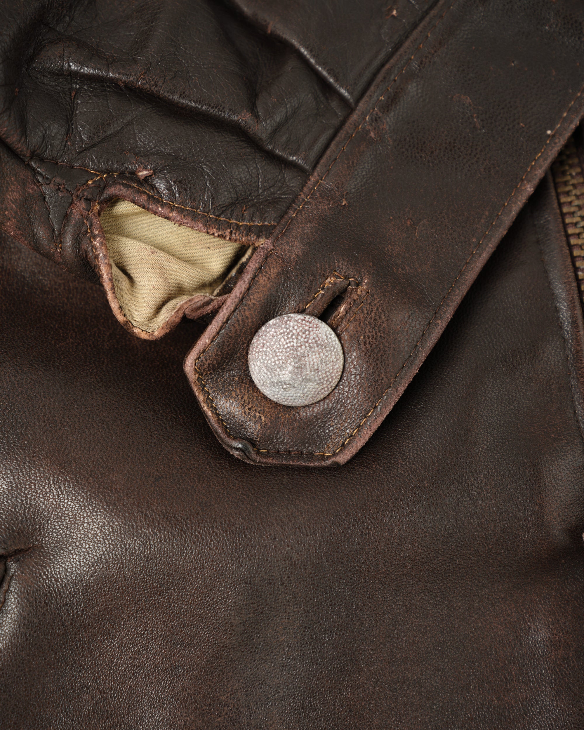 ［~40’s］WWII German Air Force Personal Leather Flight Jacket "Luftwaffe"
