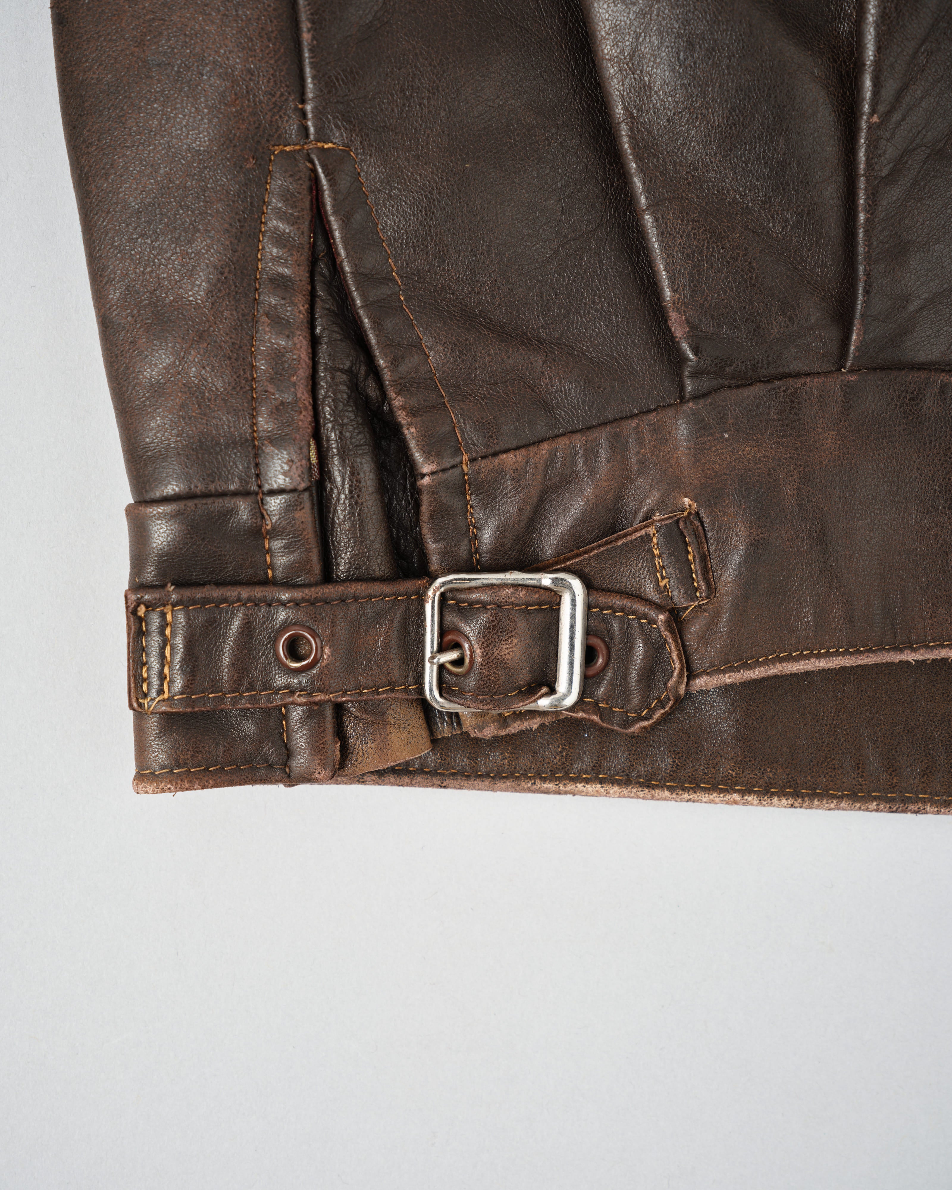 【~40’s】WWII German Air Force Personal Leather Flight Jacket "Luftwaffe"