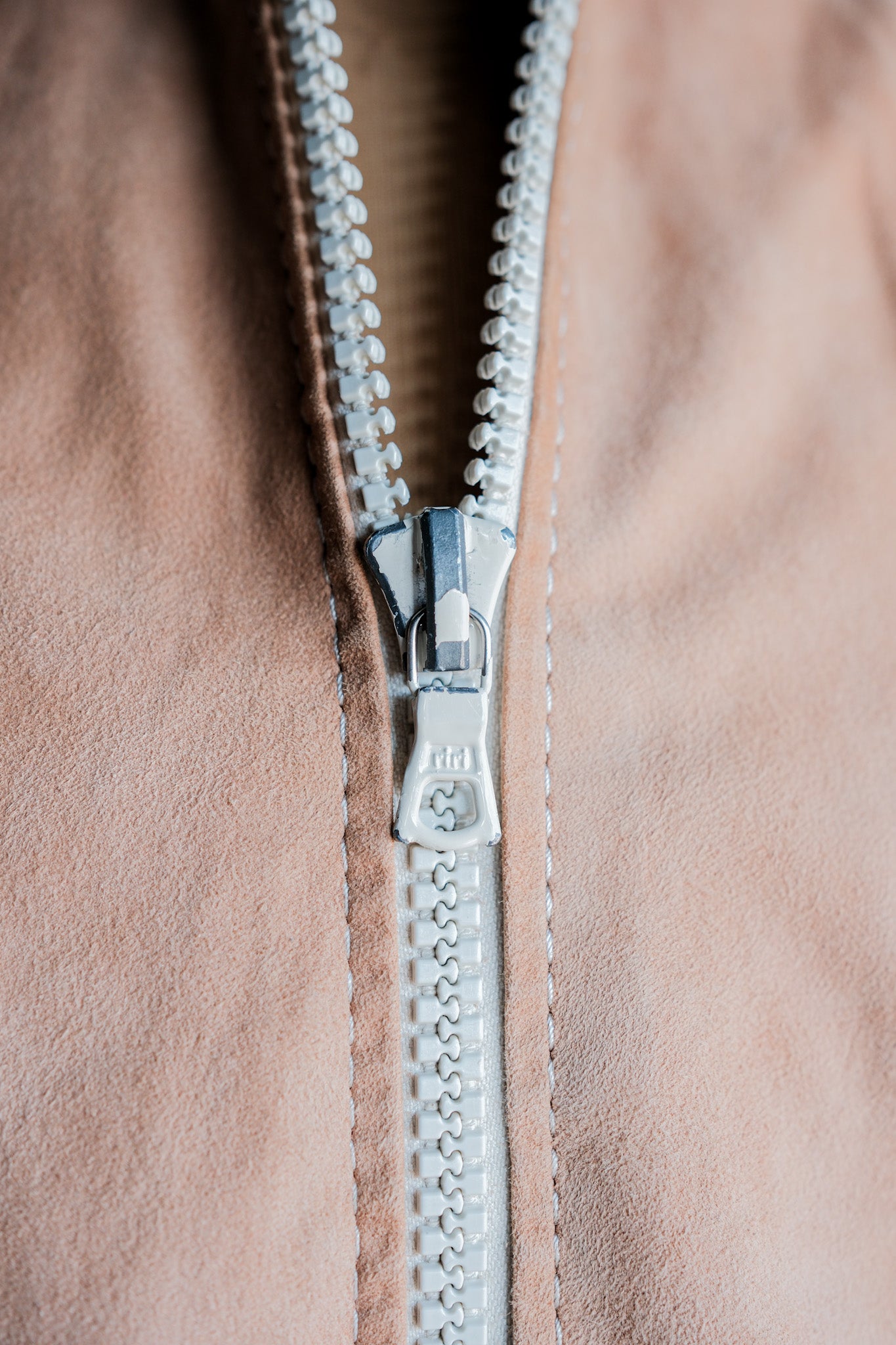 【~70's】Old Hermès Sport Paris Saddle Shoulder Suede Leather Blouson