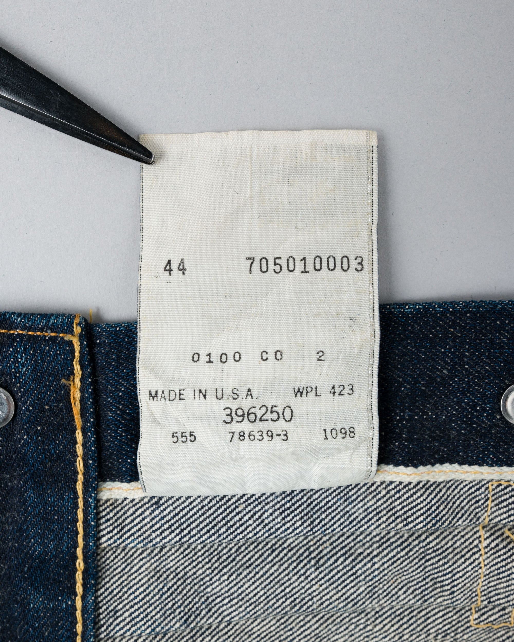 ［~90's］Vintage Levi's 506XX Denim Jacket Size.44 "1st Type" "Valencia Factory"