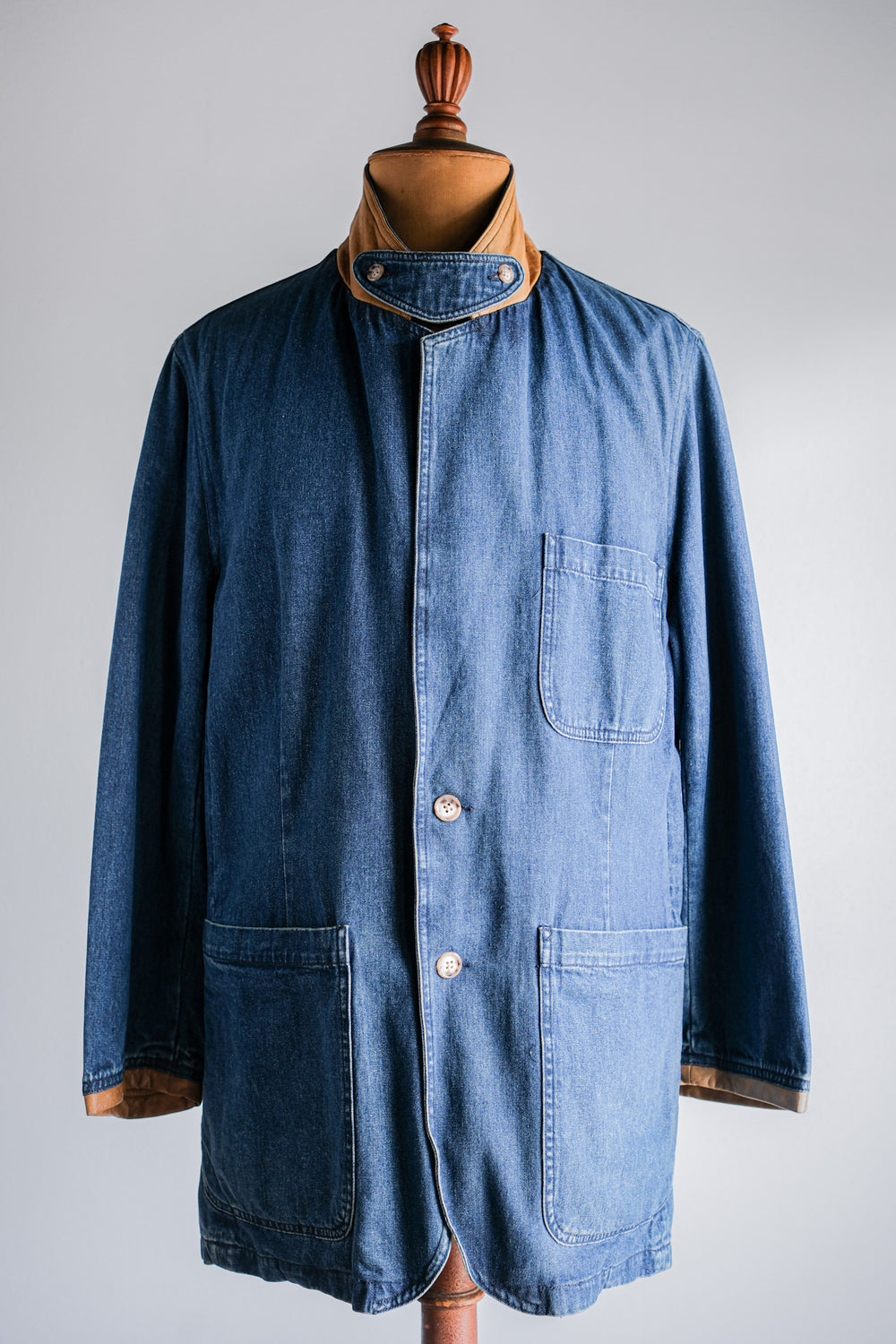 ［~90's］Vintage Willis&Geiger High Ridge Lodge Denim Jacket Size.M