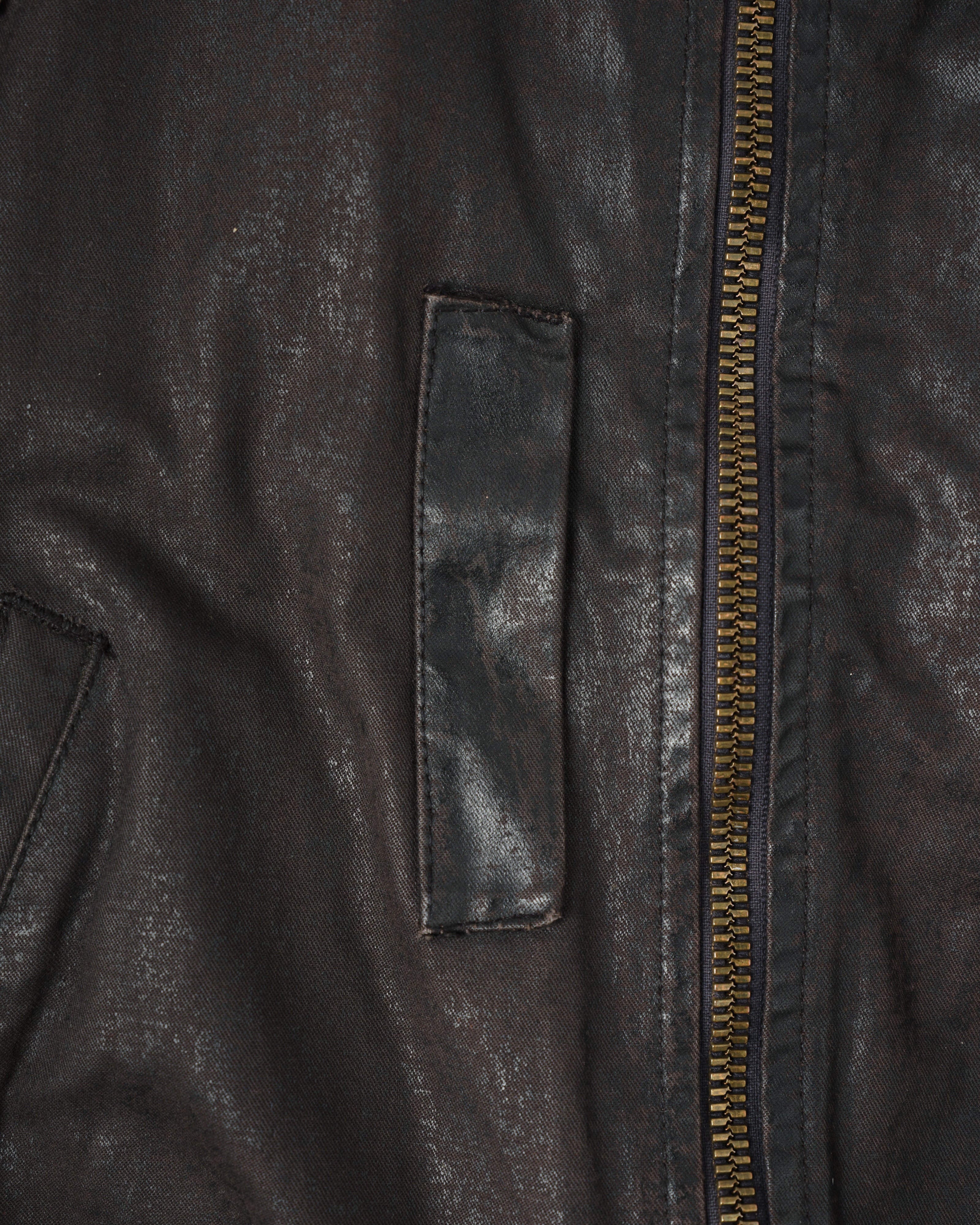 【~80’s】Old GUIDO PELLEGRINI Cotton Polyurethane Flight Type Blouson Size.42