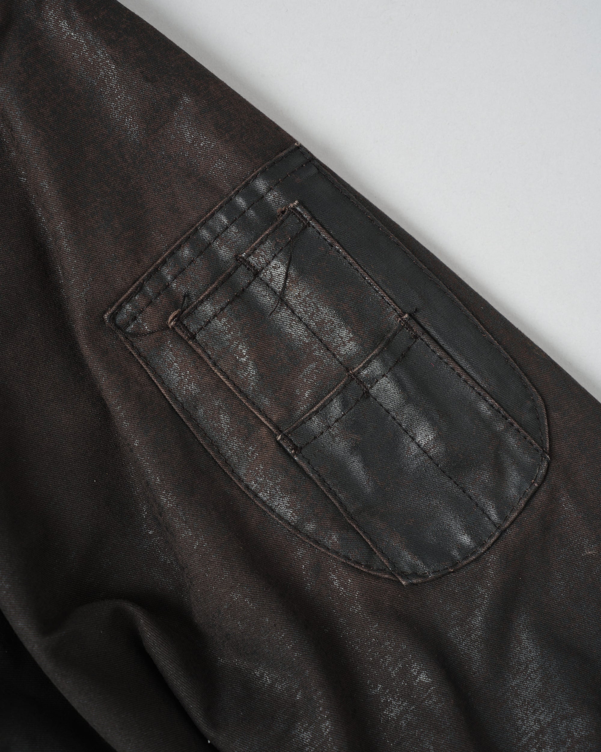 ［~80’s］Old GUIDO PELLEGRINI Cotton Polyurethane Flight Type Blouson Size.42