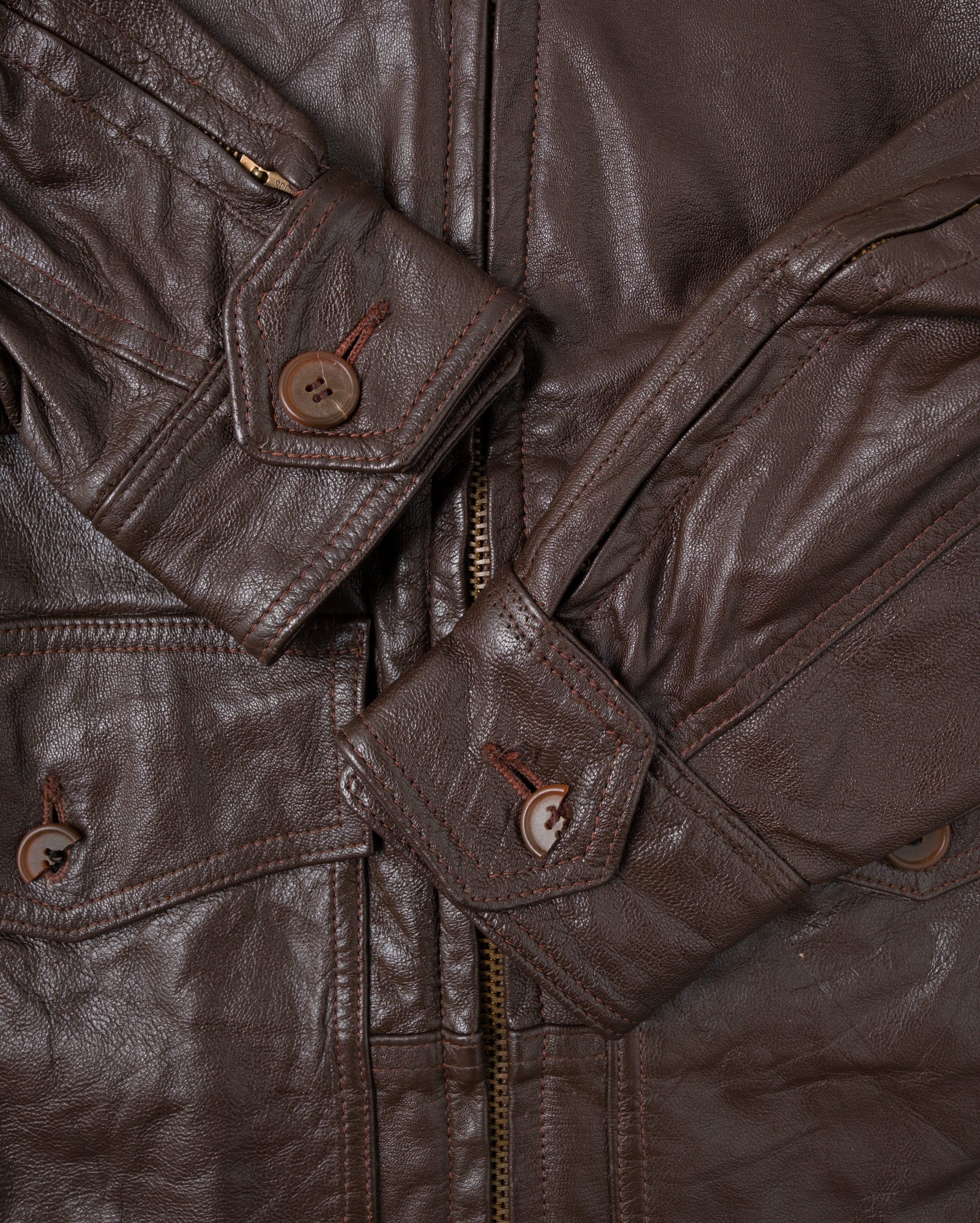 【~80's】Vintage Willis&Geiger G-8 Leather Flight Jacket Size.38 "Made in U.S.A."