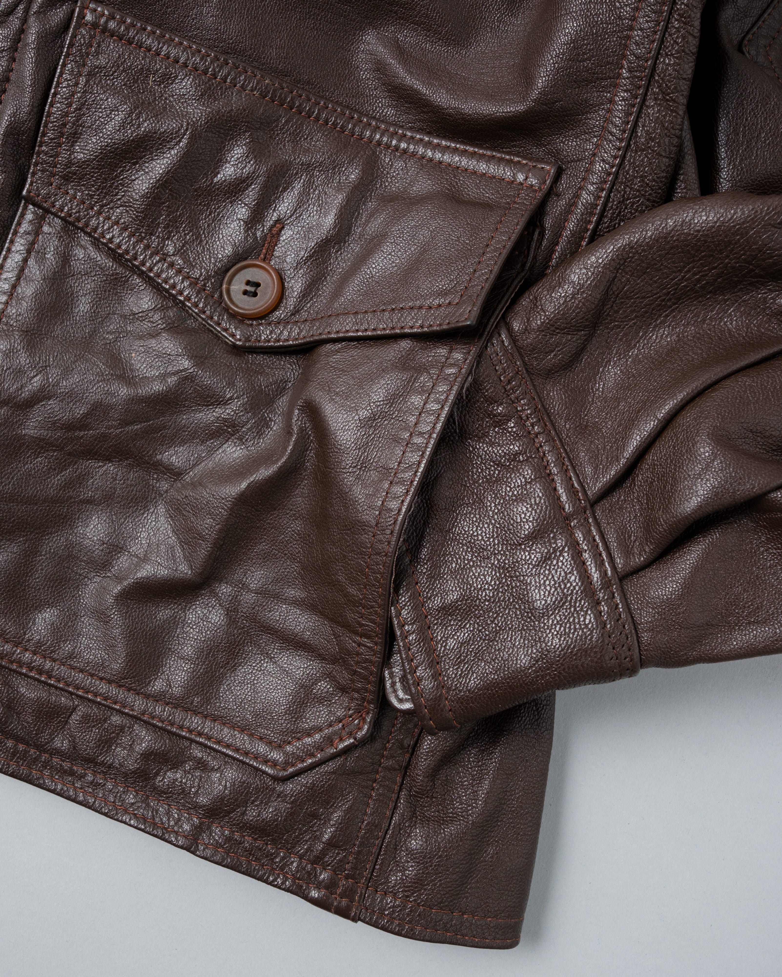 【~80's】Vintage Willis&Geiger G-8 Leather Flight Jacket Size.38 "Made in U.S.A."