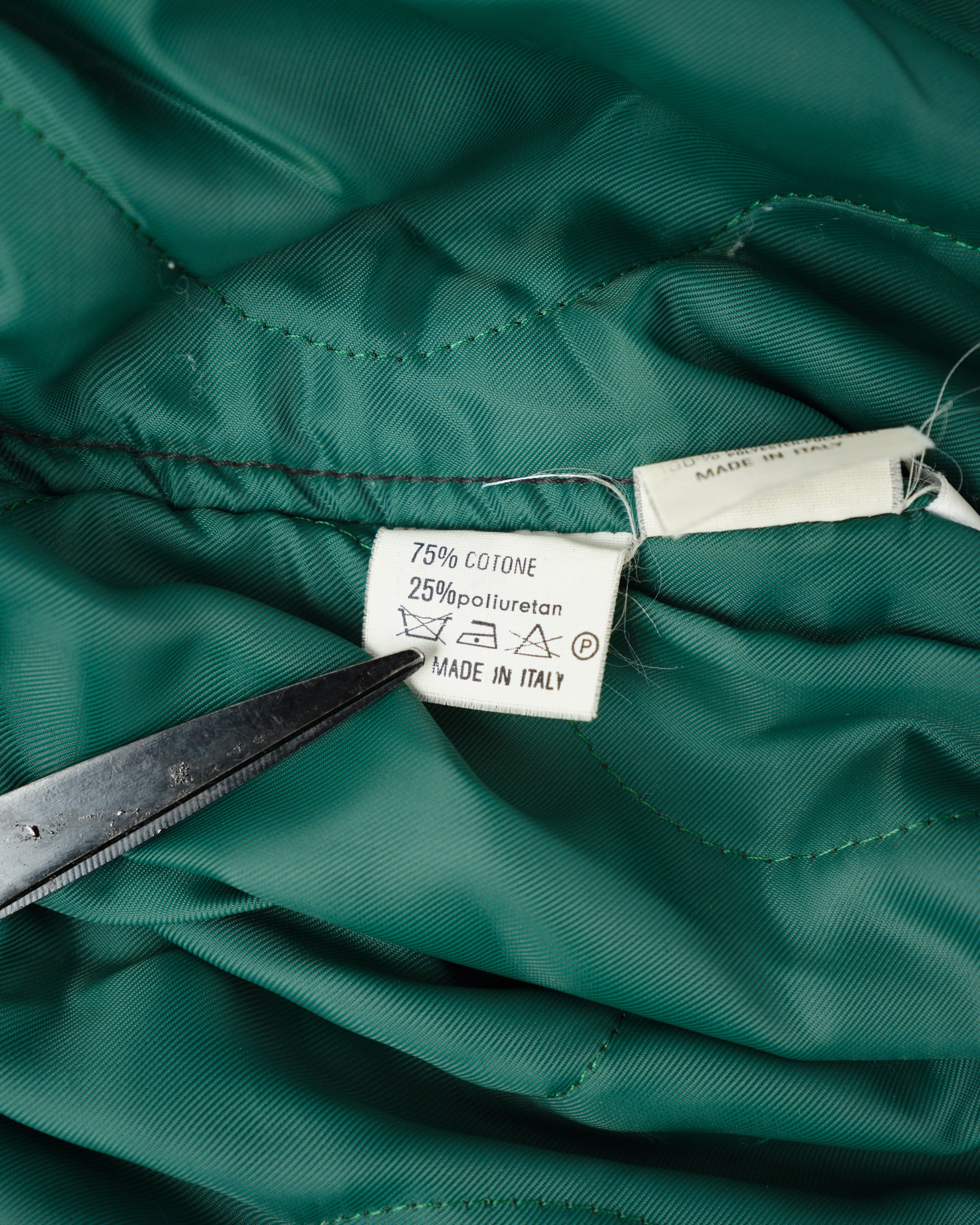 ［~80’s］Old GUIDO PELLEGRINI Cotton Polyurethane Flight Type Blouson Size.42