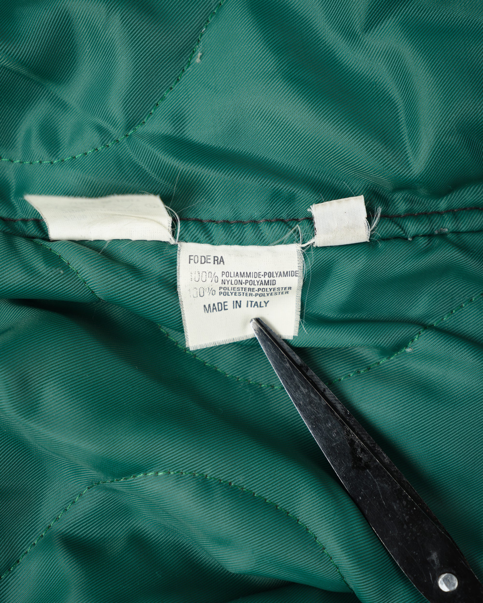 ［~80’s］Old GUIDO PELLEGRINI Cotton Polyurethane Flight Type Blouson Size.42