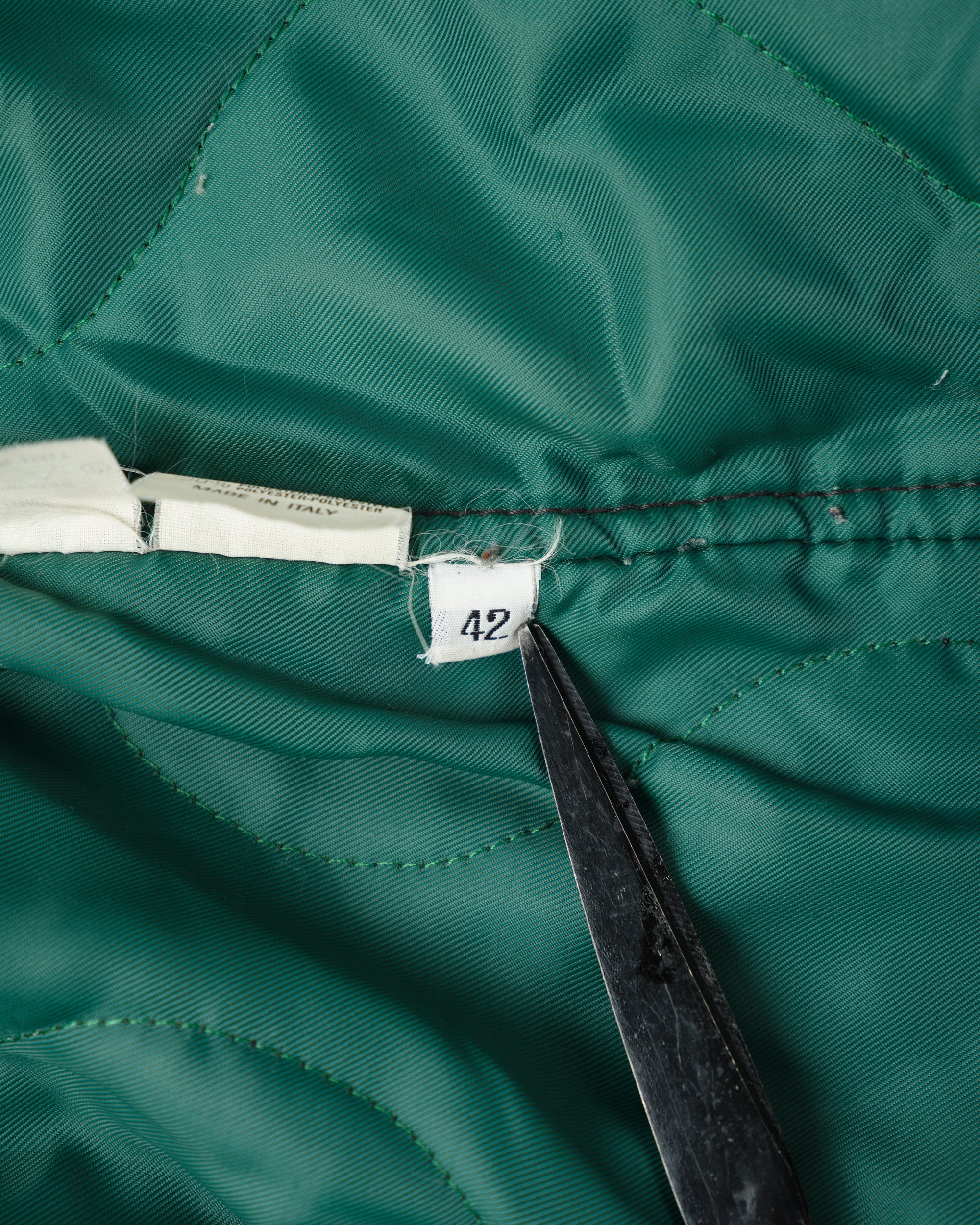 ［~80’s］Old GUIDO PELLEGRINI Cotton Polyurethane Flight Type Blouson Size.42