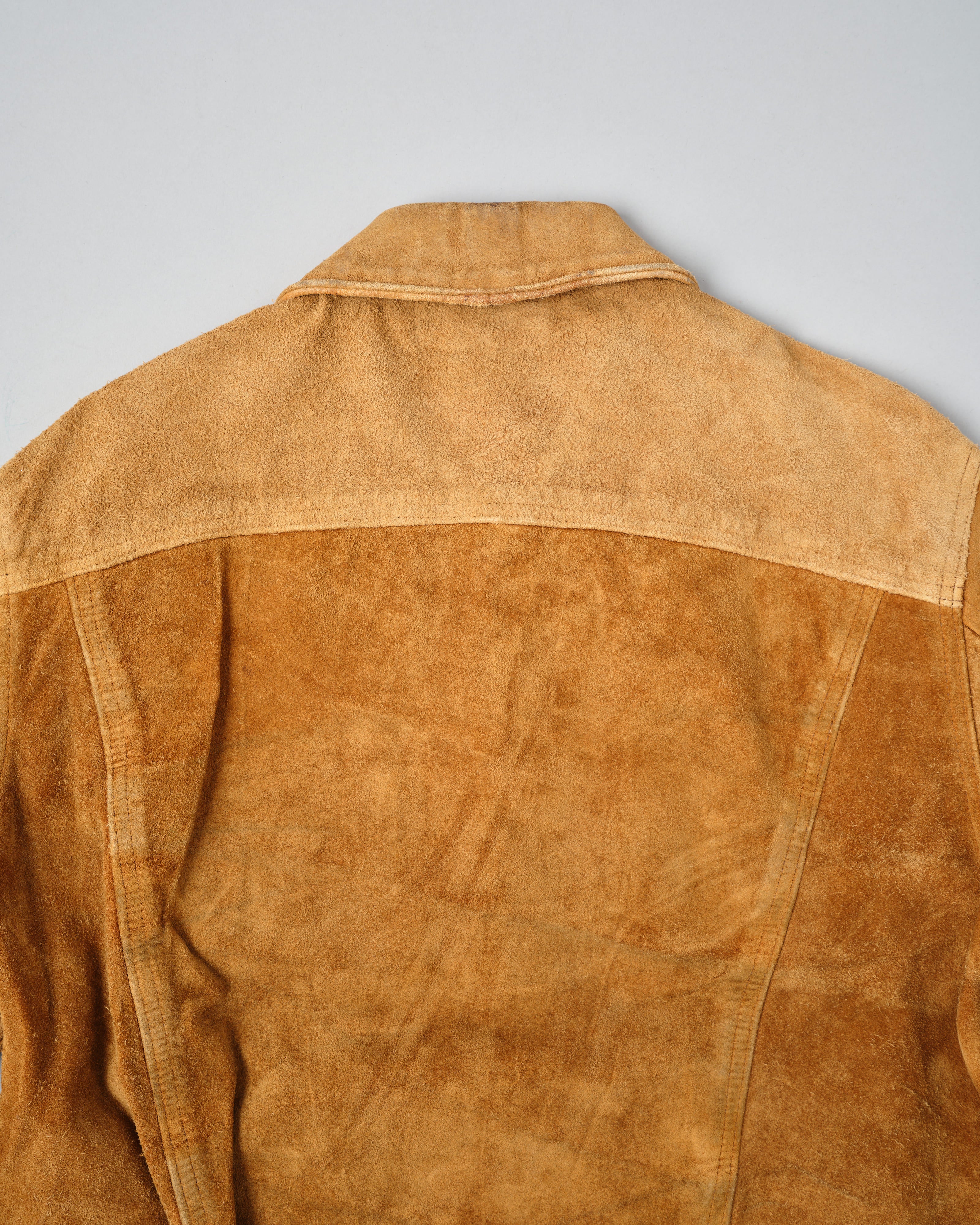 [~ 70's] Veste de camionneur en cuir suédé Levi's vintage