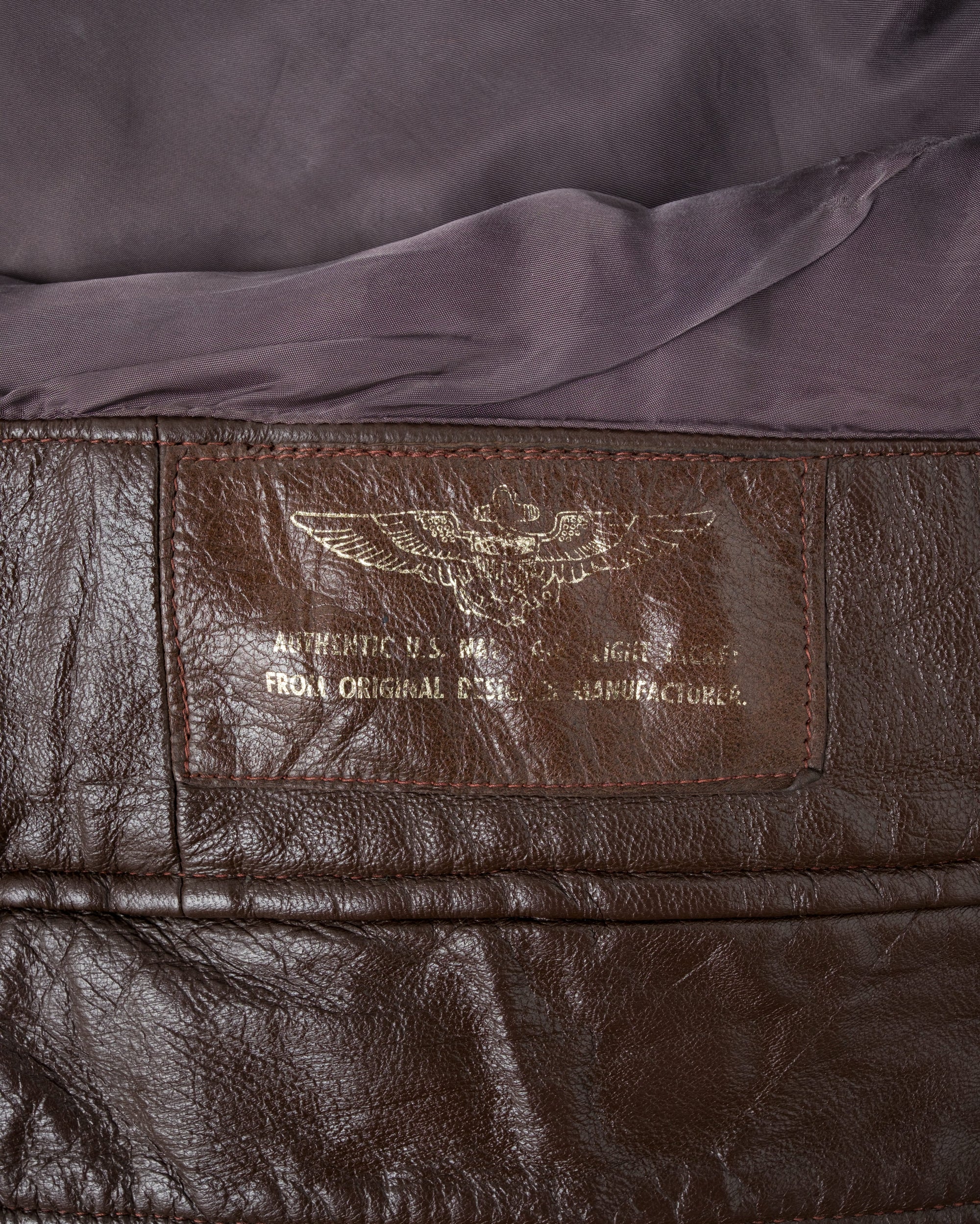 【~80's】Vintage Willis&Geiger G-8 Leather Flight Jacket Size.38 "Made in U.S.A."