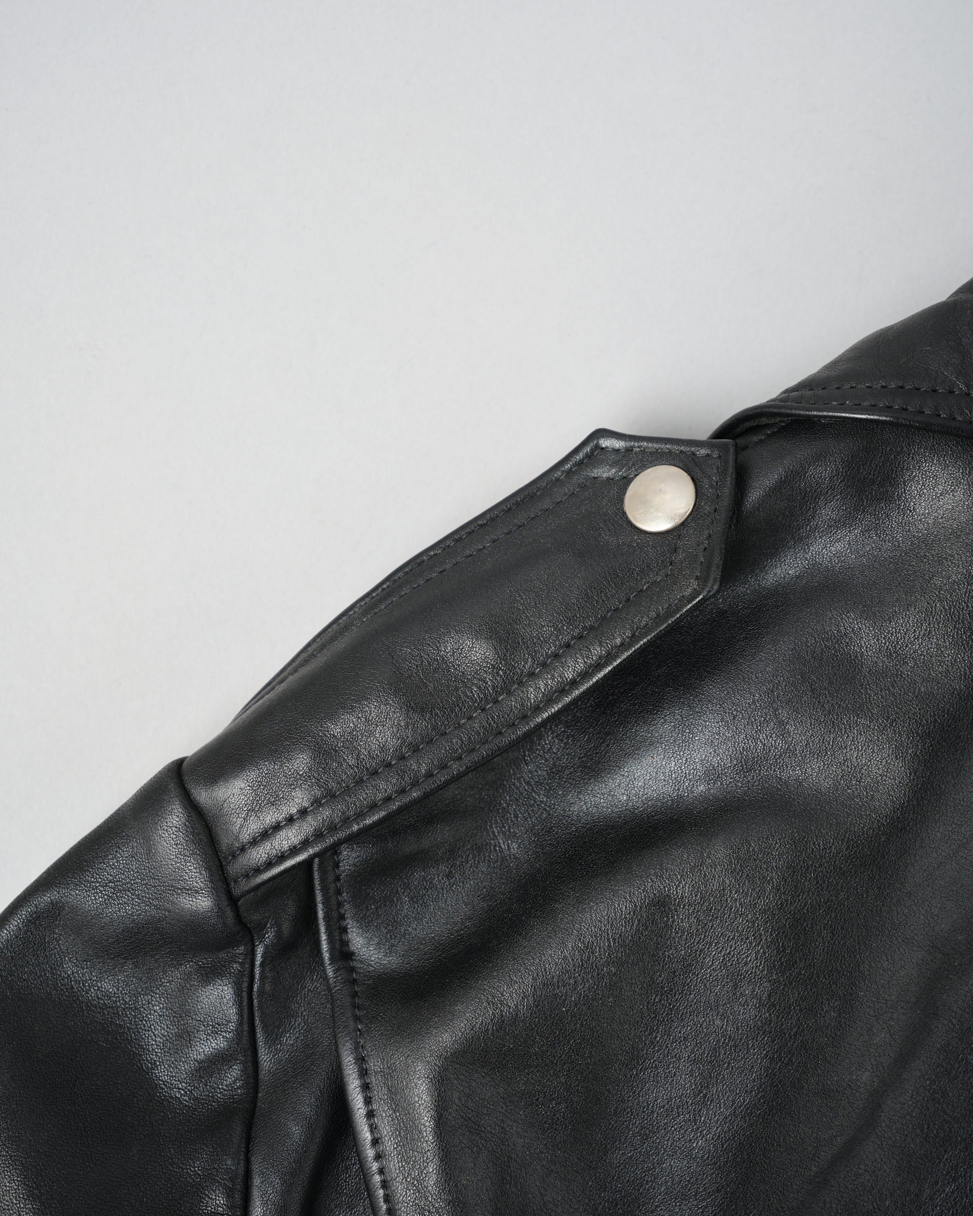 70's］Vintage Lewis Leathers Leather Double Riders Jacket Size.42