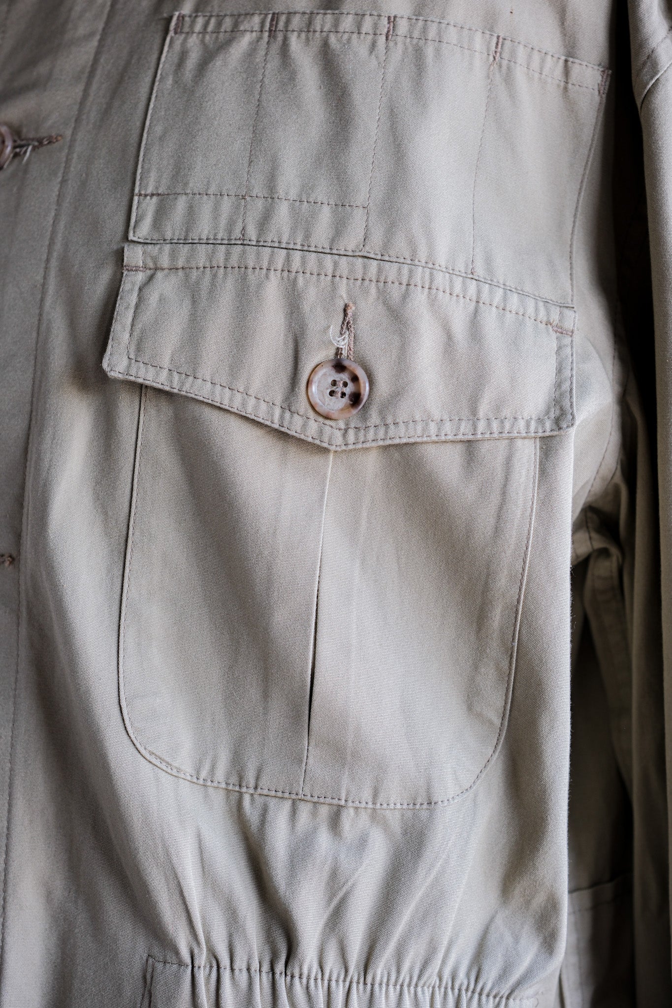 【~90's】Vintage Willis&Geiger Bush Poplin Hemingway Jacket Size.M "Made in U.S.A."