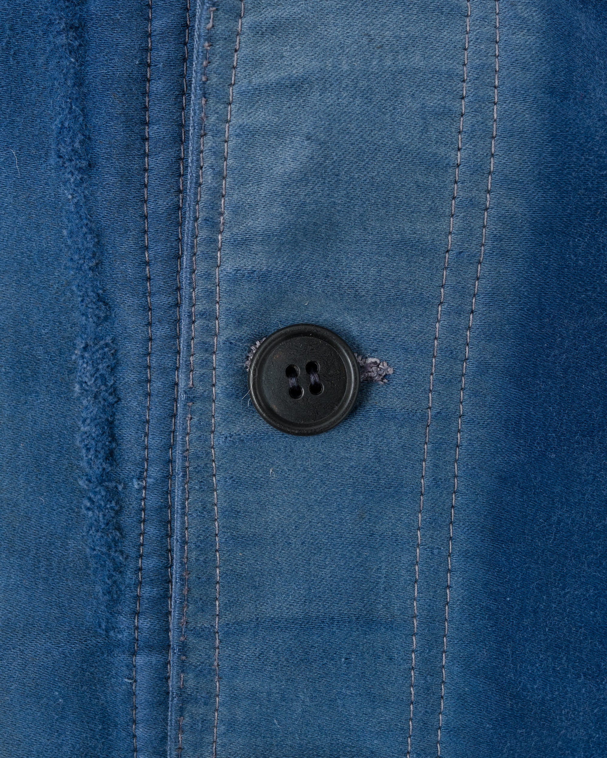 ［~50’s］French Vintage Blue Moleskin Work Jacket "Le Mont St Michel"