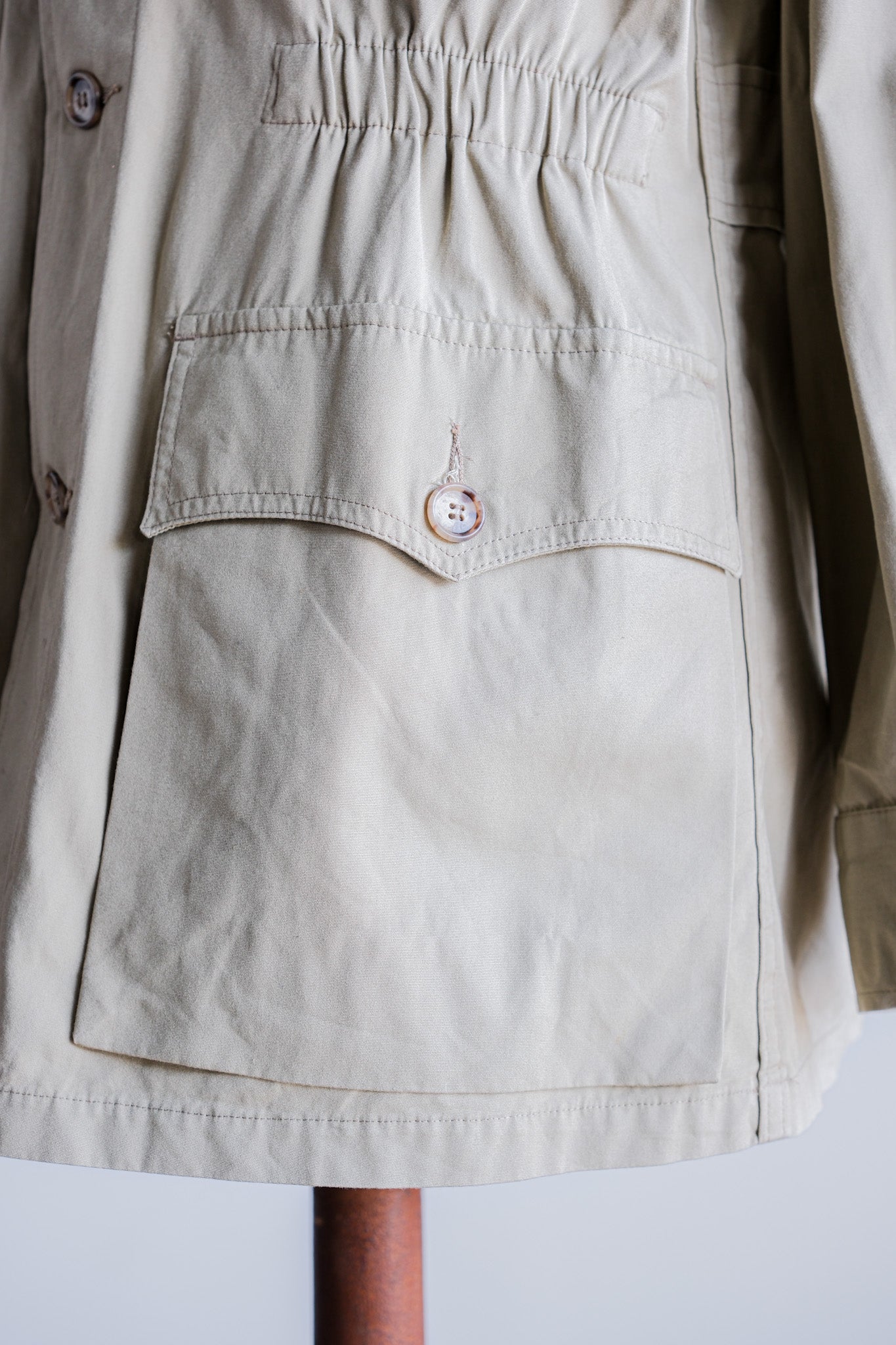 【~90's】Vintage Willis&Geiger Bush Poplin Hemingway Jacket Size.M "Made in U.S.A."