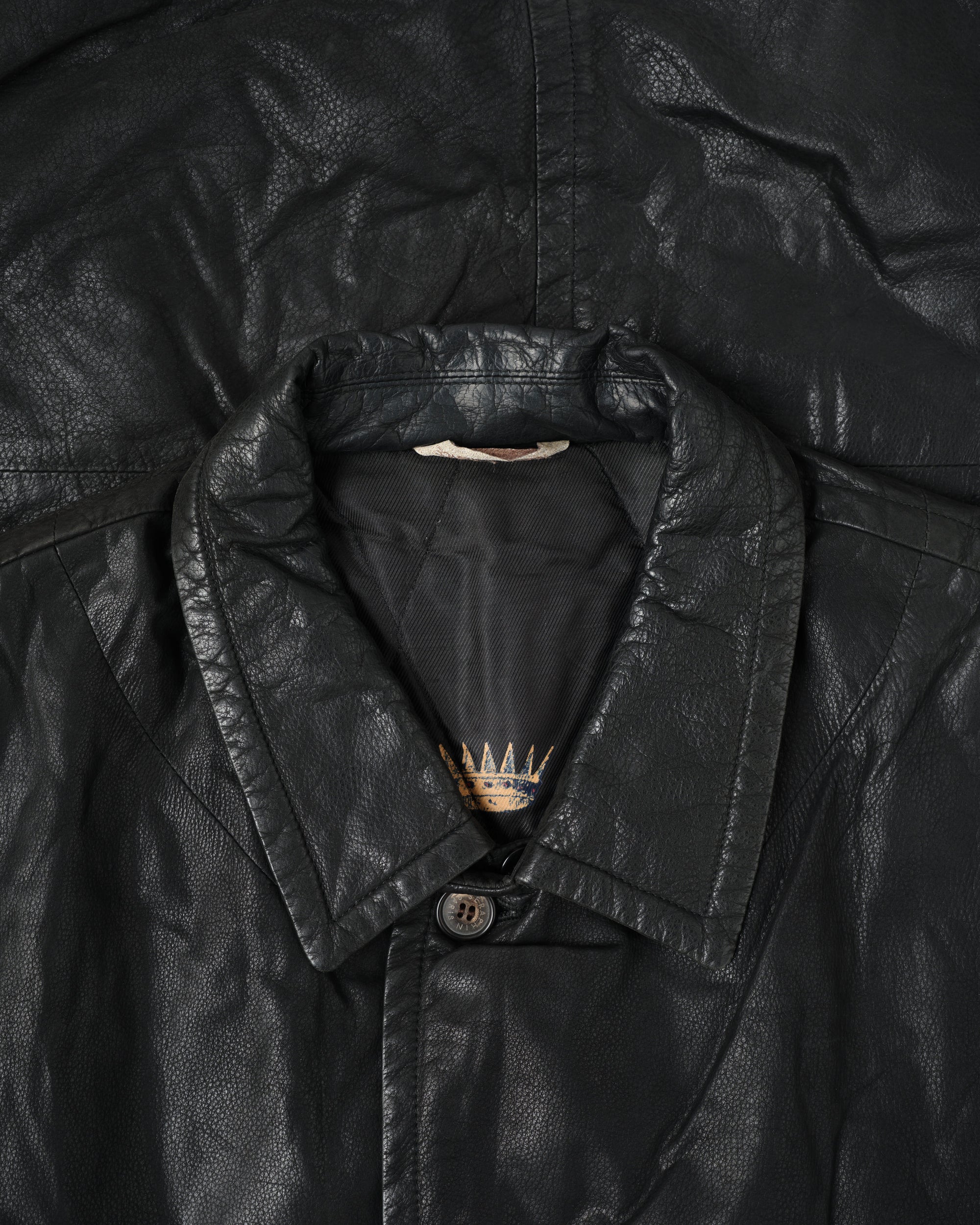 ［~90's］Old SERAPHIN Deerskin Leather Jacket Size.52 "MARIE-LOUISE 別注"