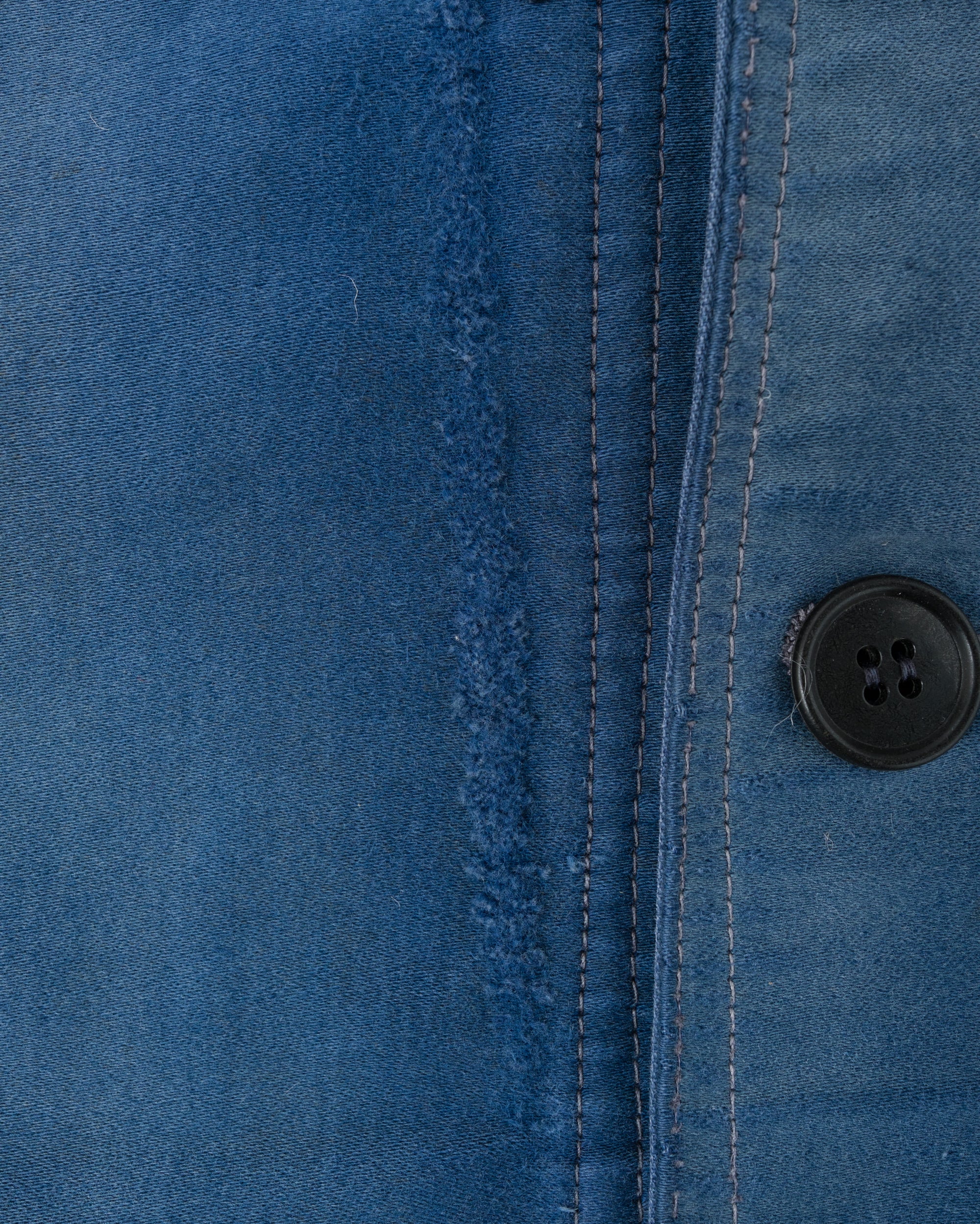 ［~50’s］French Vintage Blue Moleskin Work Jacket "Le Mont St Michel"